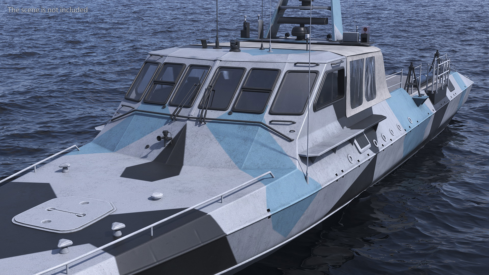 Special Operations Craft Mark V Camo Light 3D