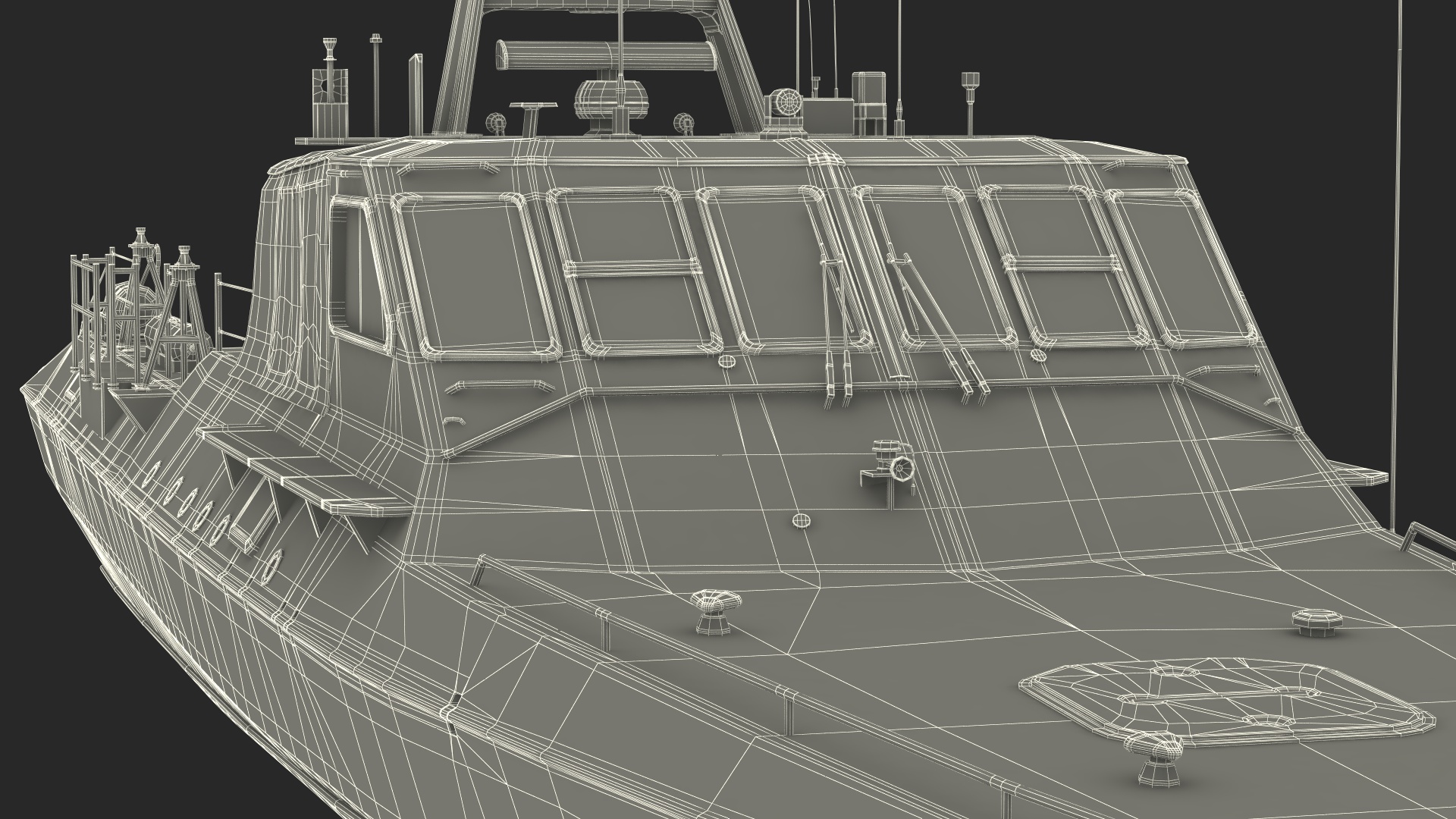 Special Operations Craft Mark V Camo Light 3D
