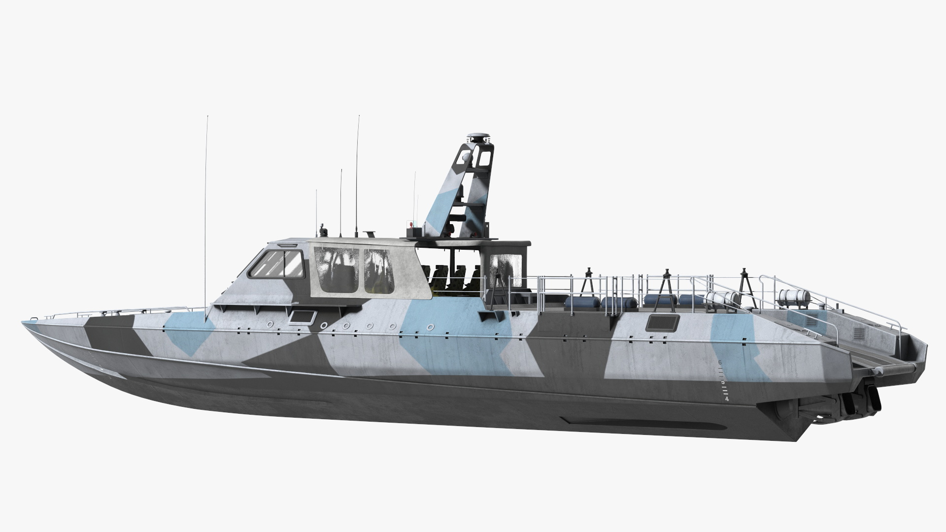 Special Operations Craft Mark V Camo Light 3D