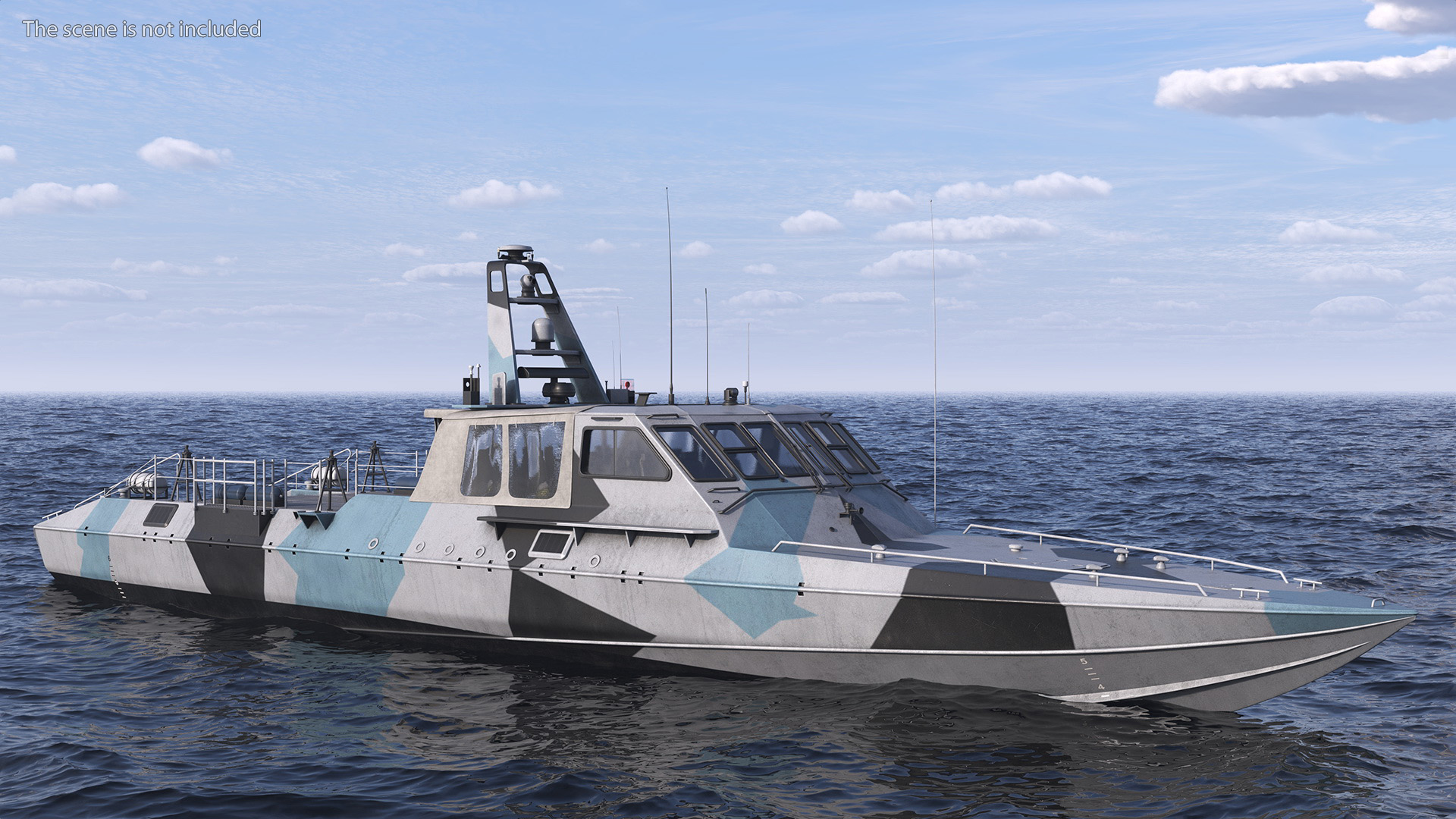 Special Operations Craft Mark V Camo Light 3D