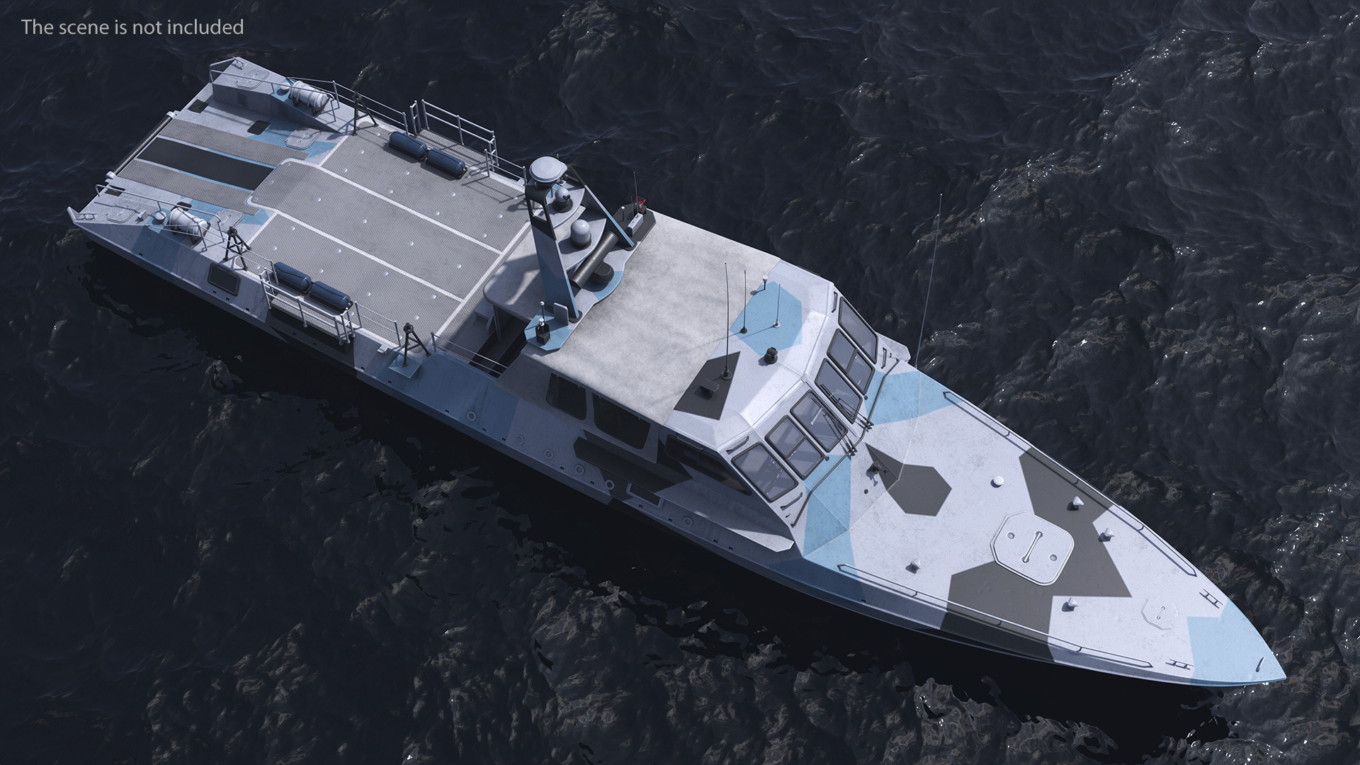 Special Operations Craft Mark V Camo Light 3D