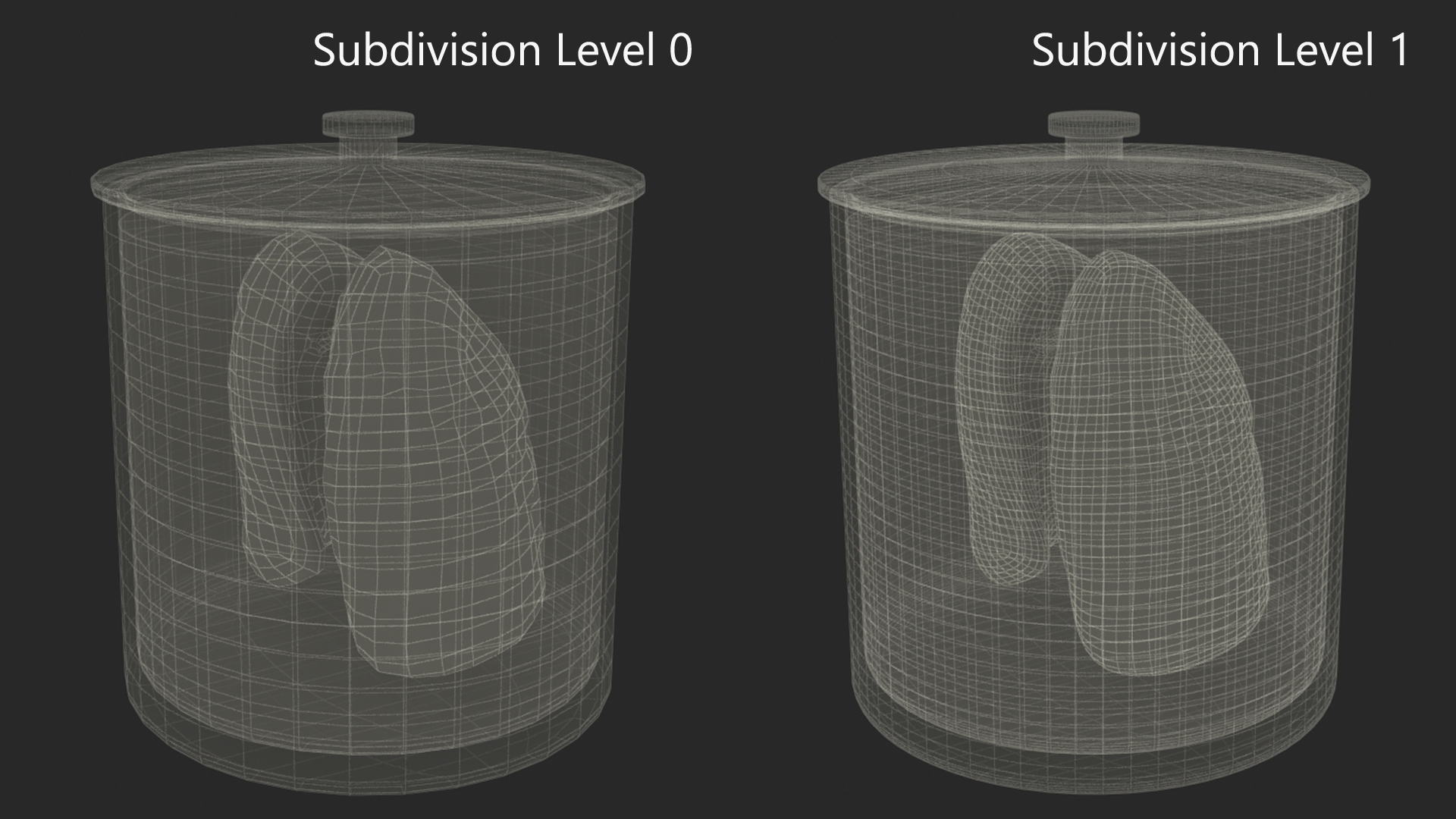 Human Lungs in Glass Jar 3D model