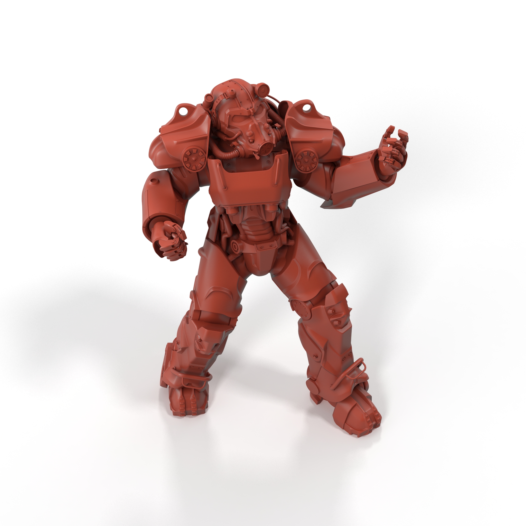 3D T 60 Combat Armor Fallout Talking for 3D Print