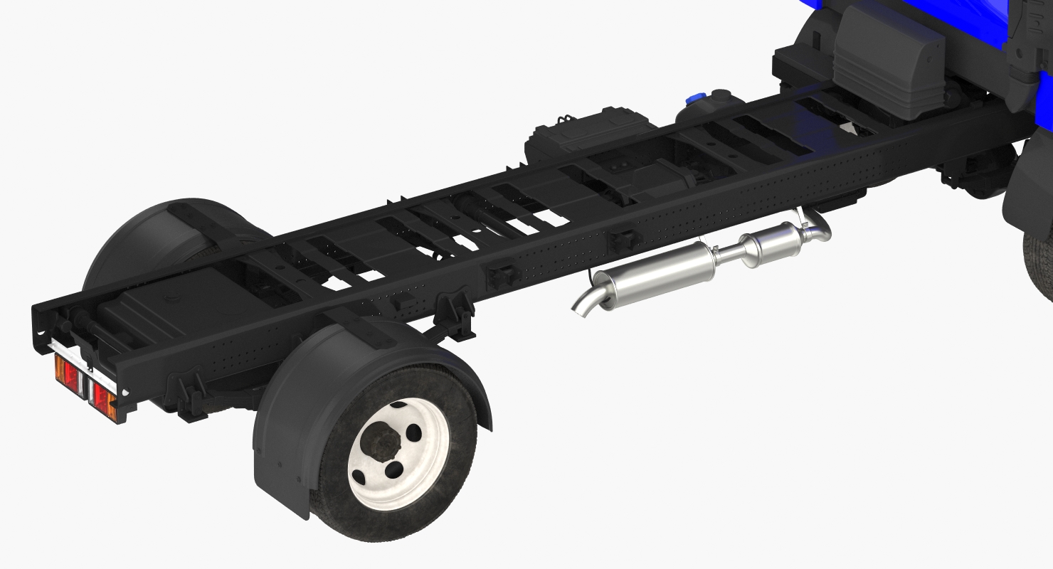 3D Commercial Truck Generic Rigged