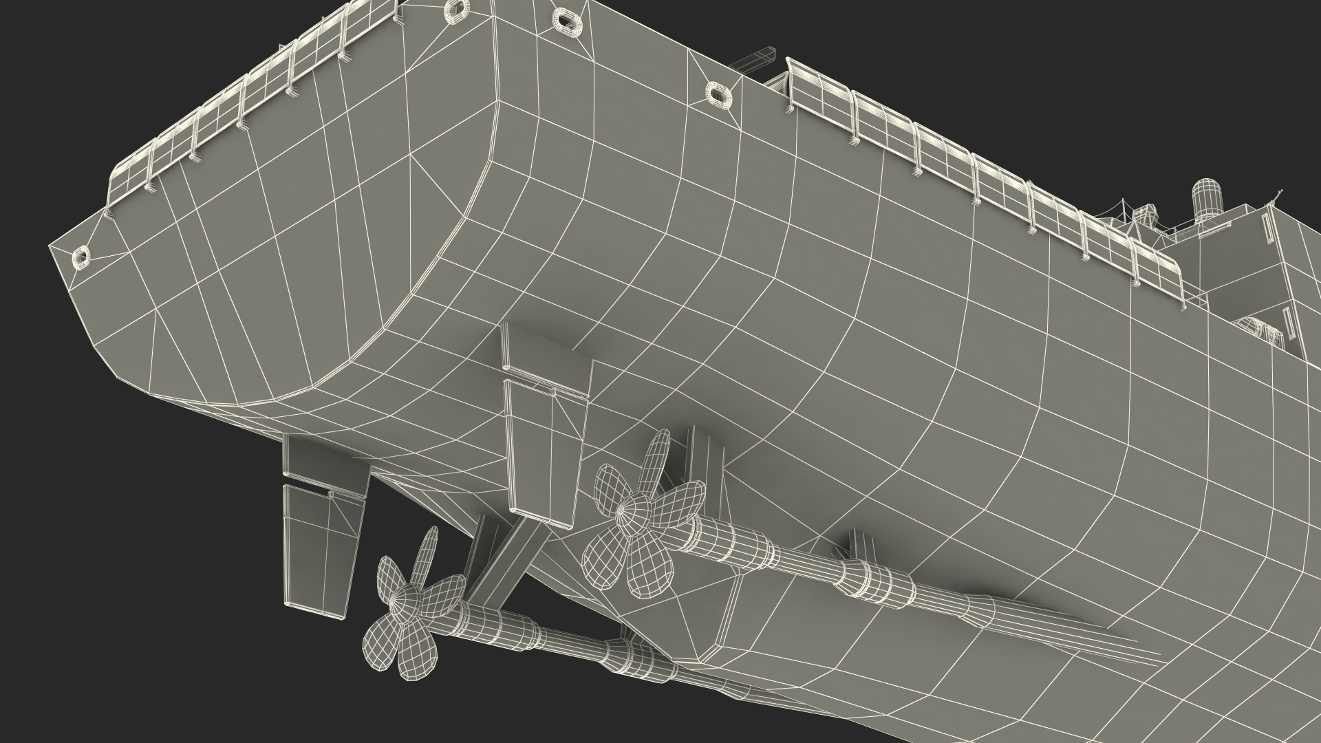 3D model Frigate Type 31 with Military Helicopter