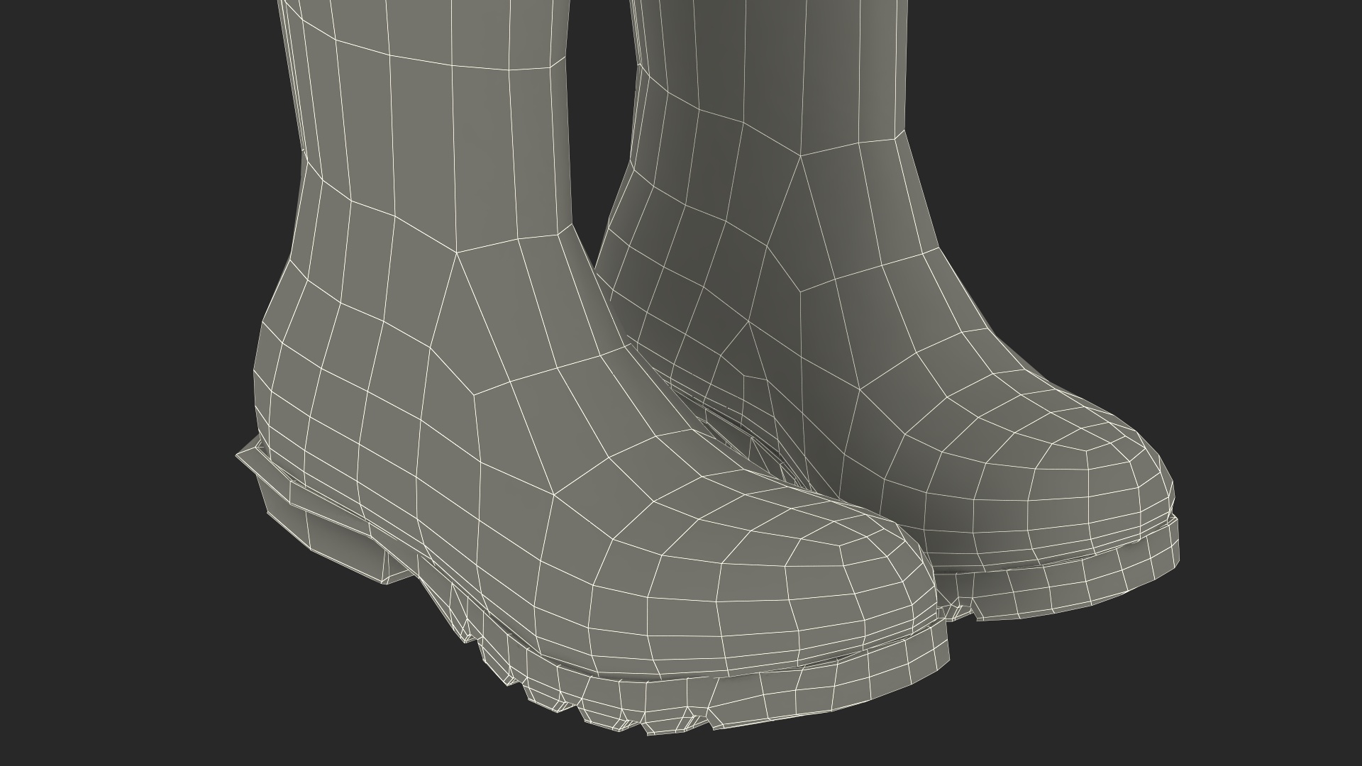 3D model Dirt on Rubber Boots