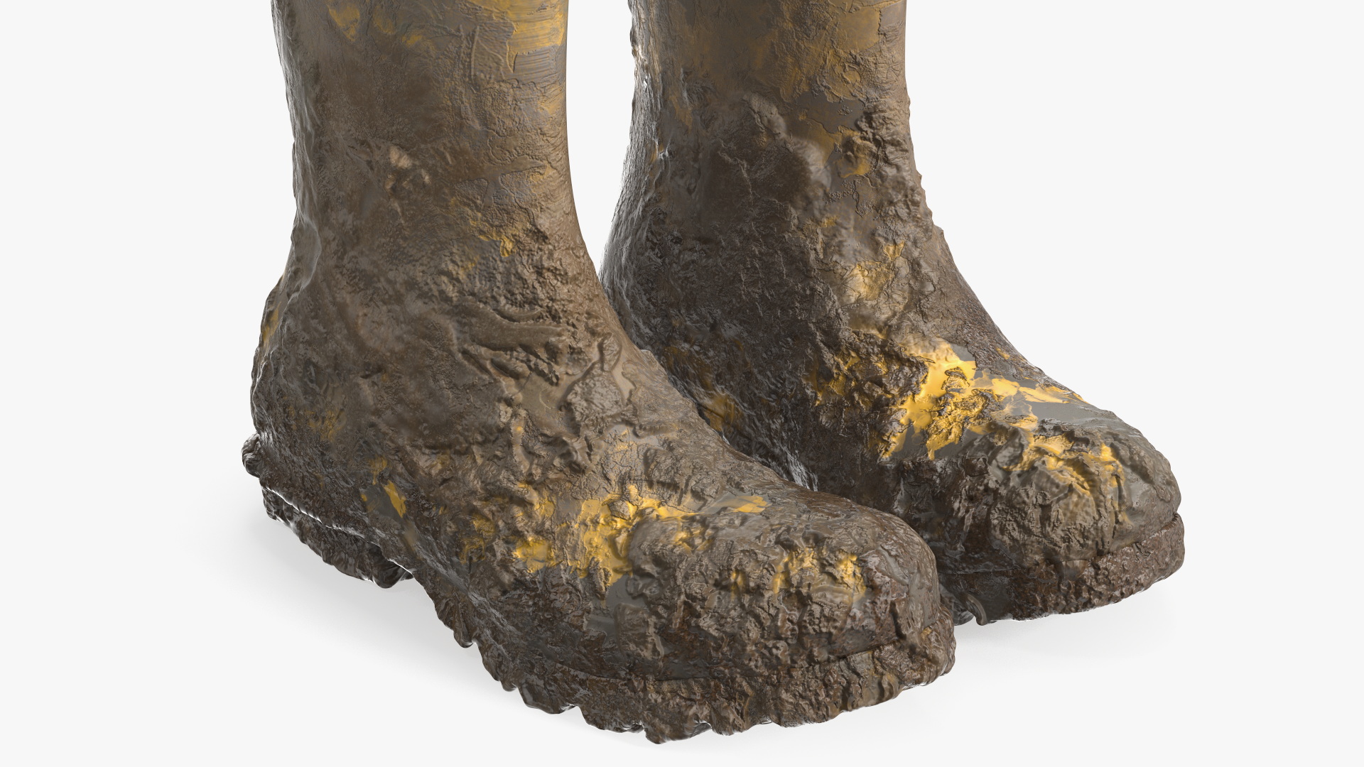 3D model Dirt on Rubber Boots