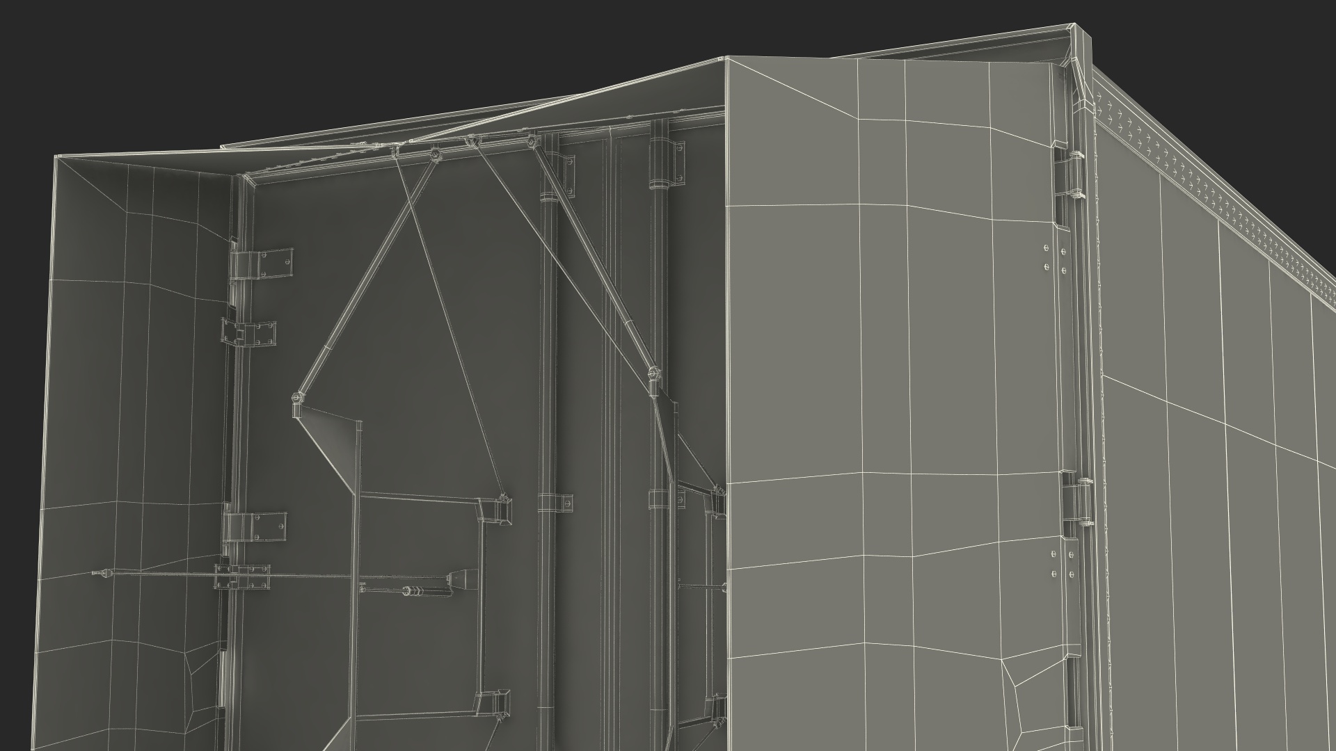 3D Kenworth SuperTruck 2 Rigged model