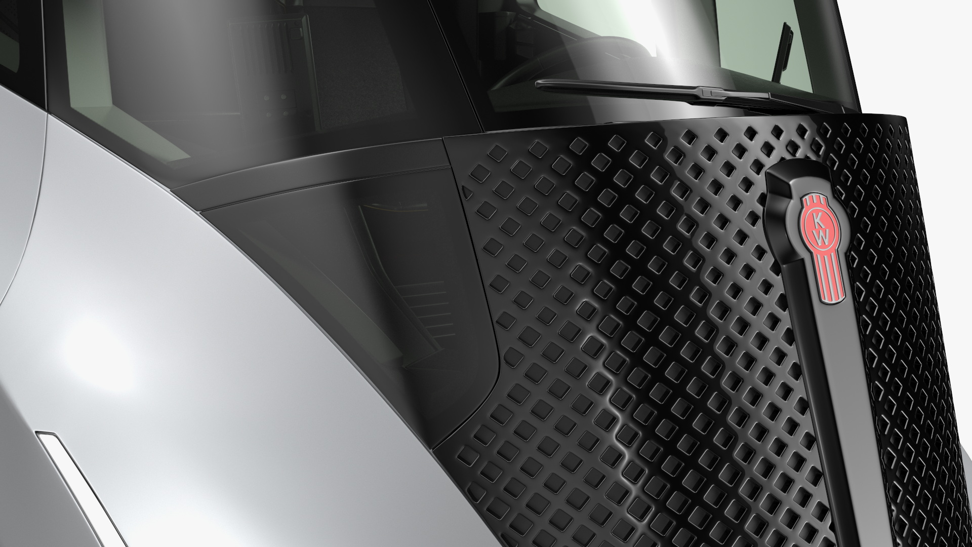 3D Kenworth SuperTruck 2 Rigged model