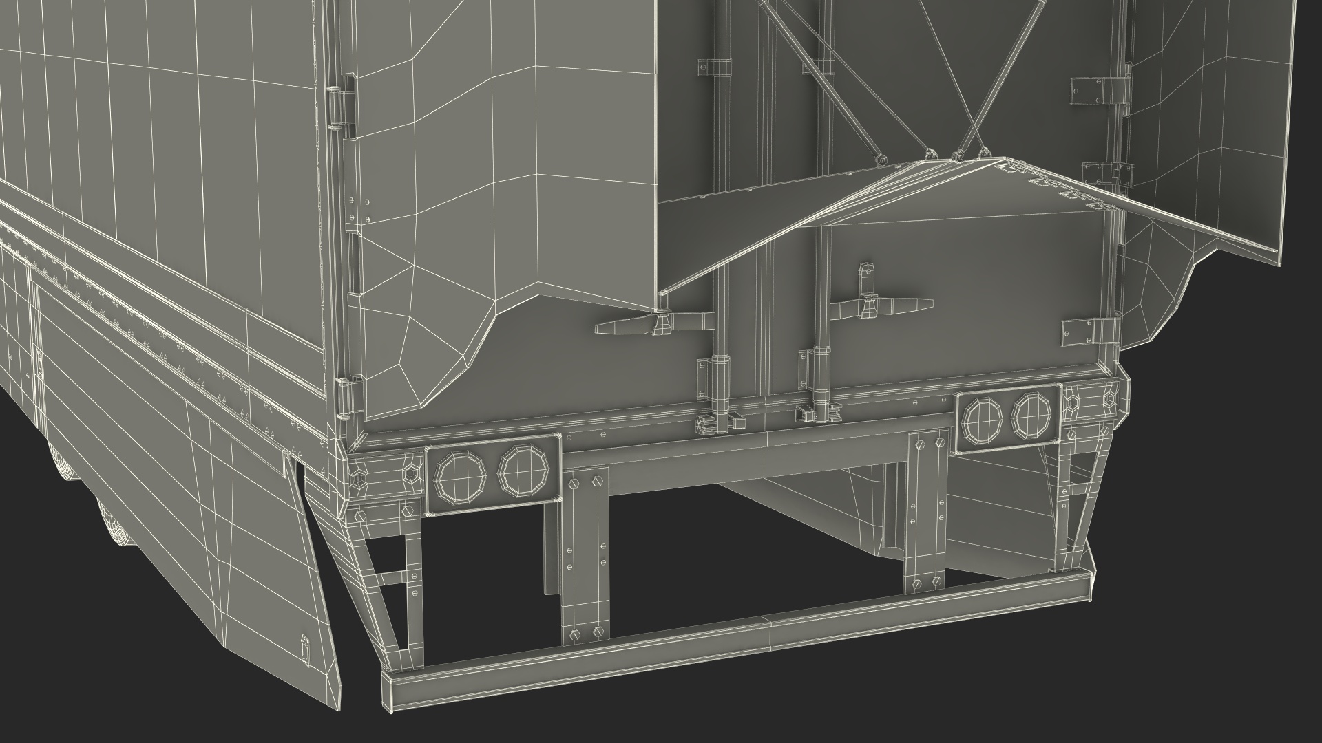 3D Kenworth SuperTruck 2 Rigged model
