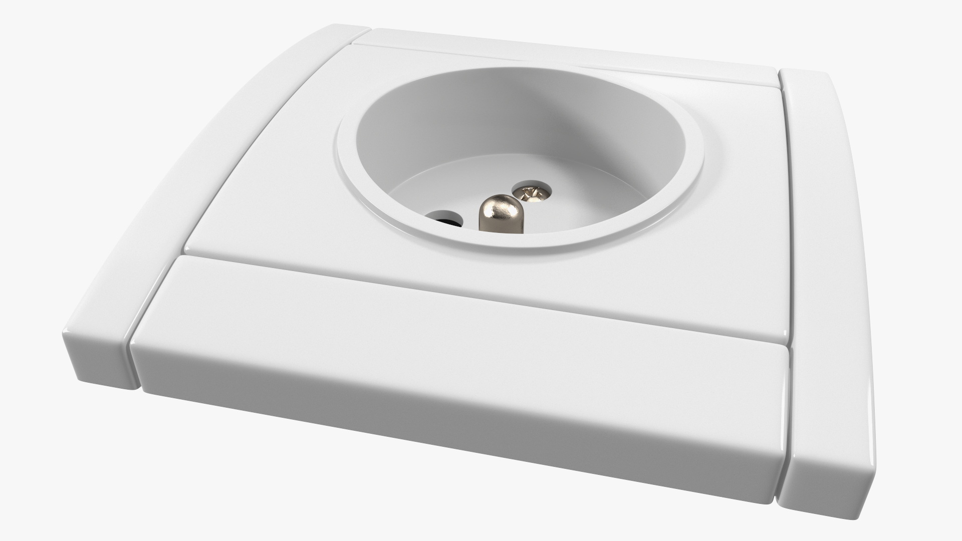 3D European Power Socket