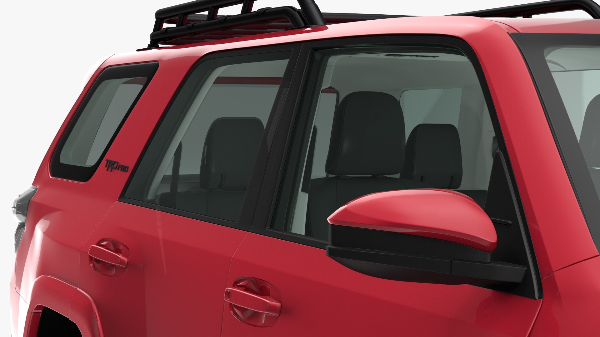 Toyota 4Runner TRD Pro Red Metallic 2021 Rigged 3D