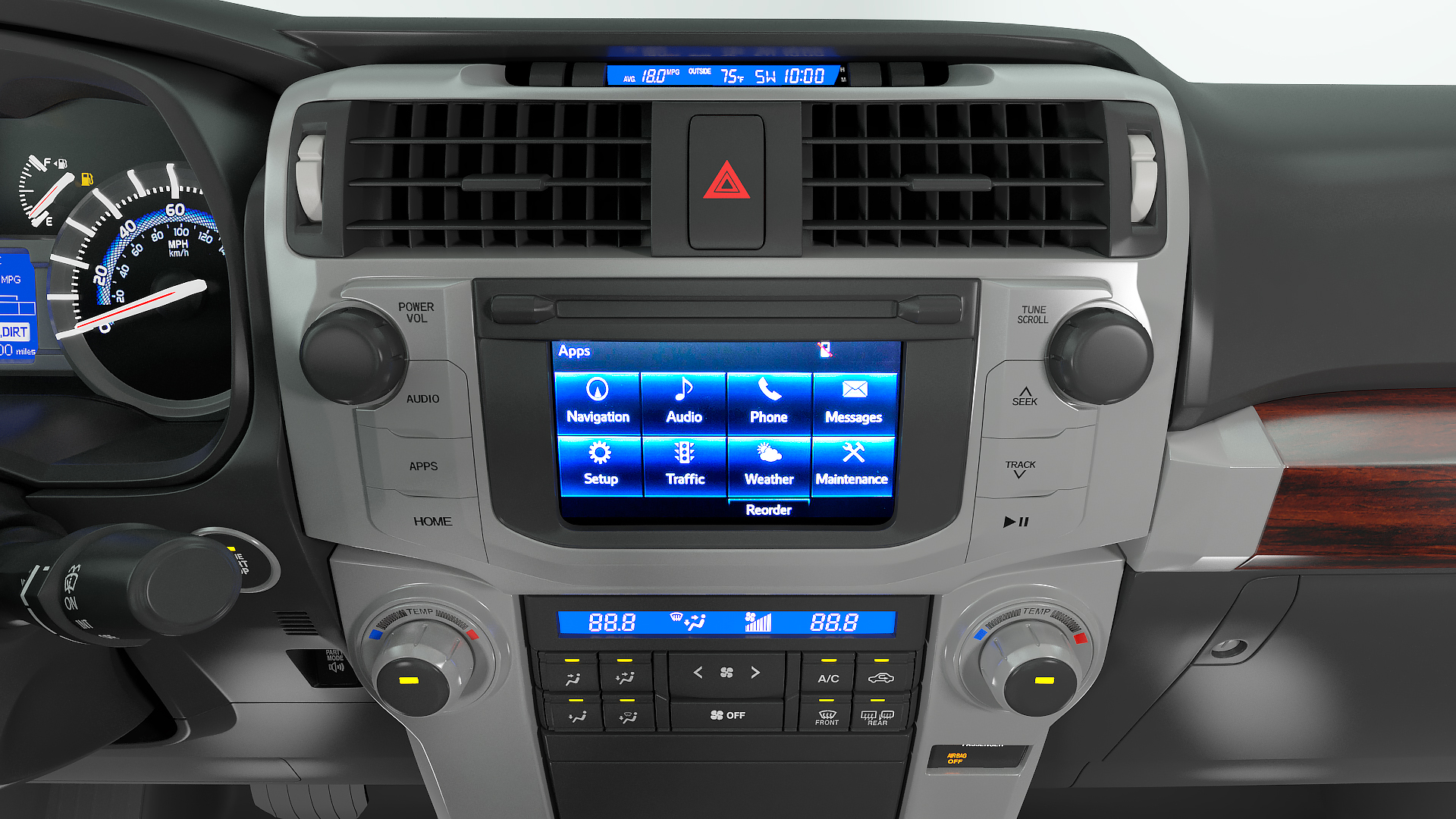 Toyota 4Runner TRD Pro Red Metallic 2021 Rigged 3D