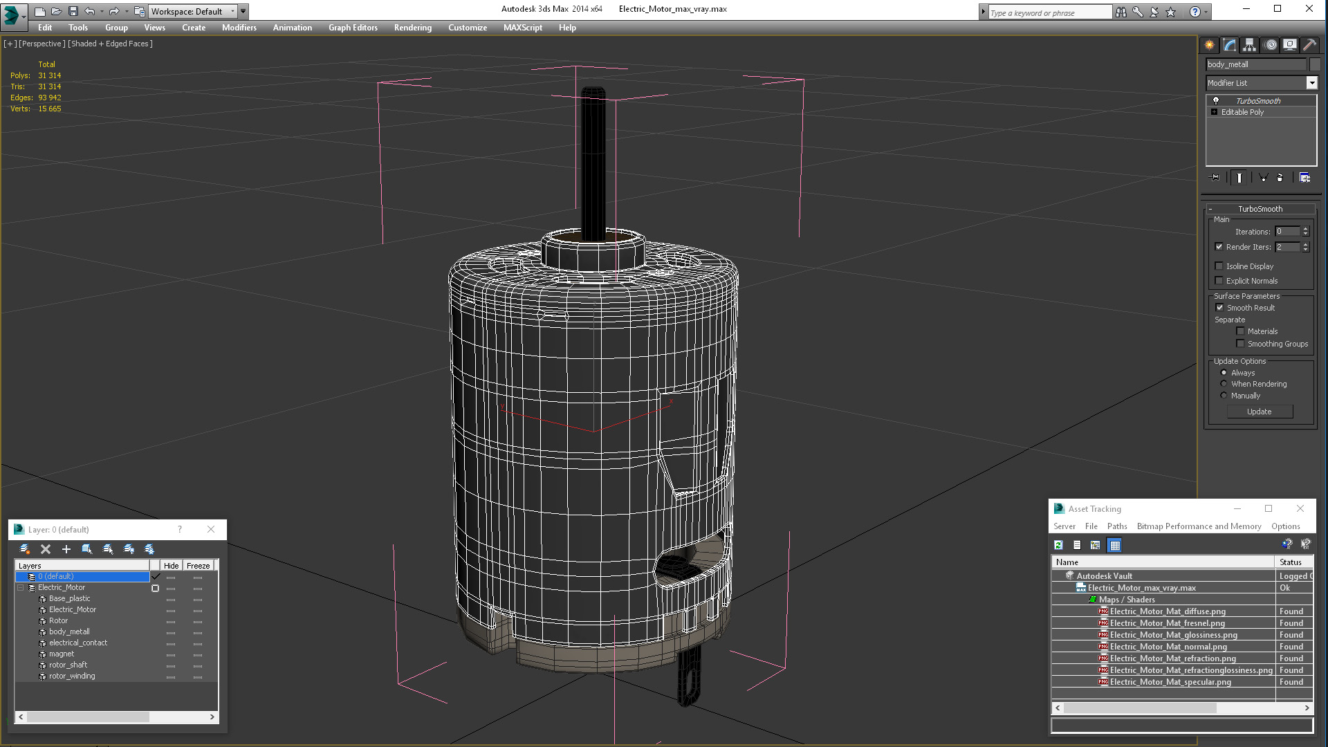 Electric Motor 3D model