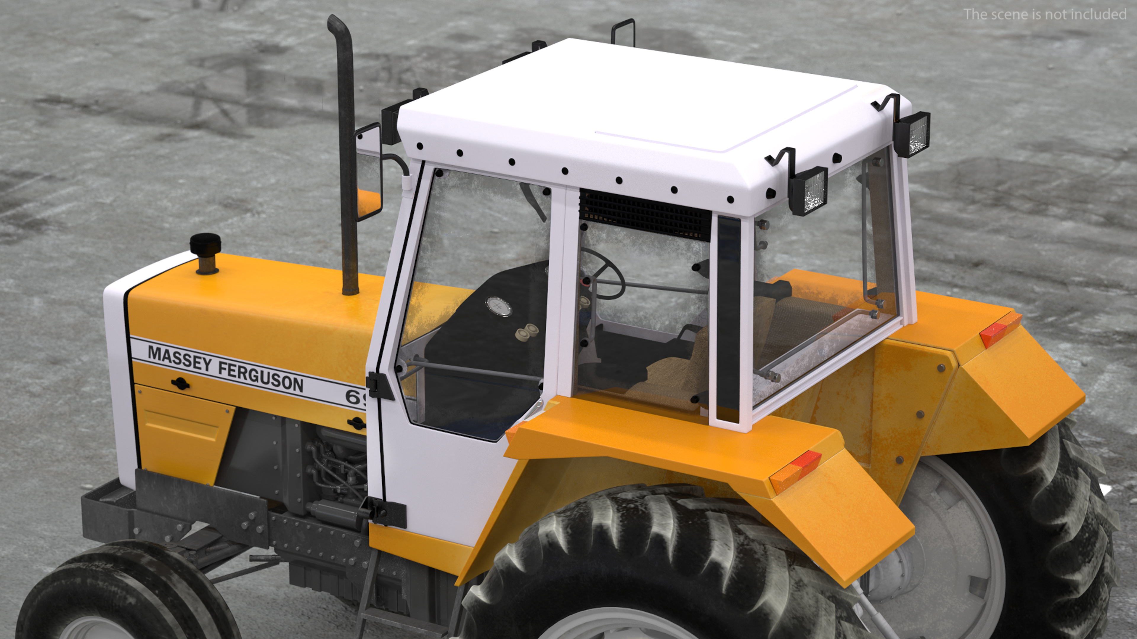 Massey Ferguson 698 Tractor 3D