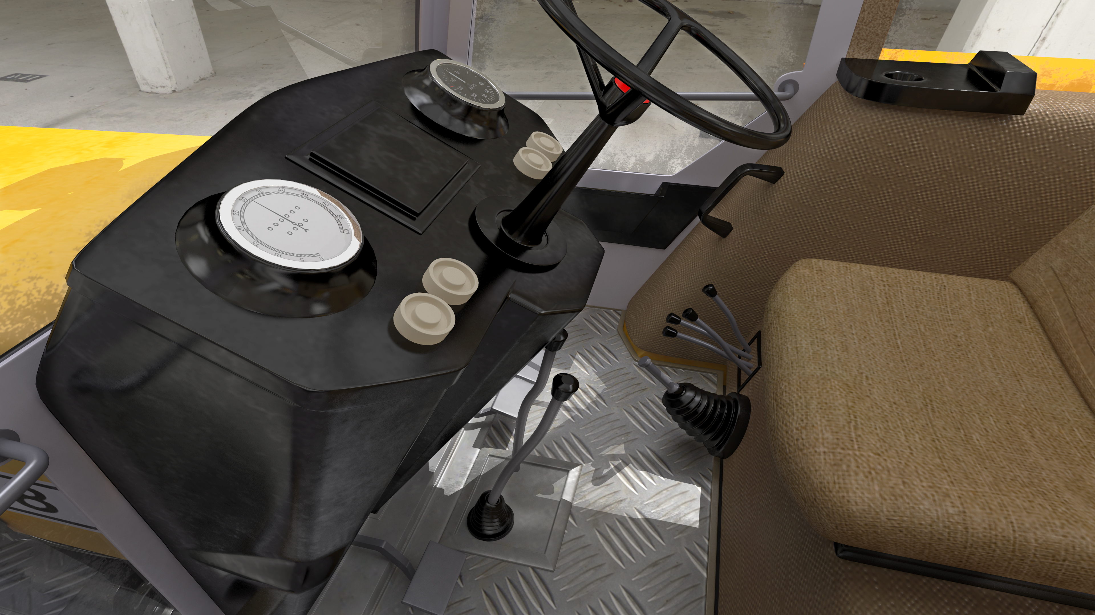 Massey Ferguson 698 Tractor 3D