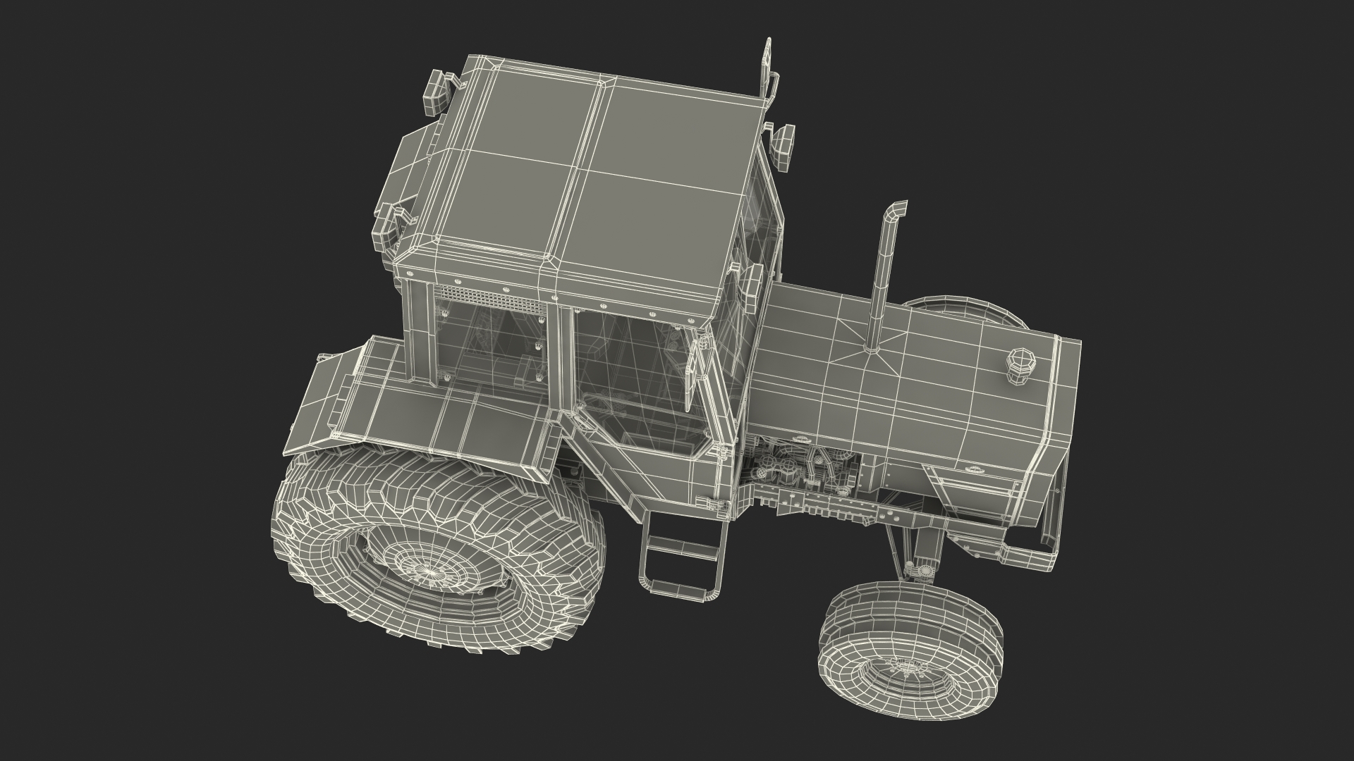 Massey Ferguson 698 Tractor 3D