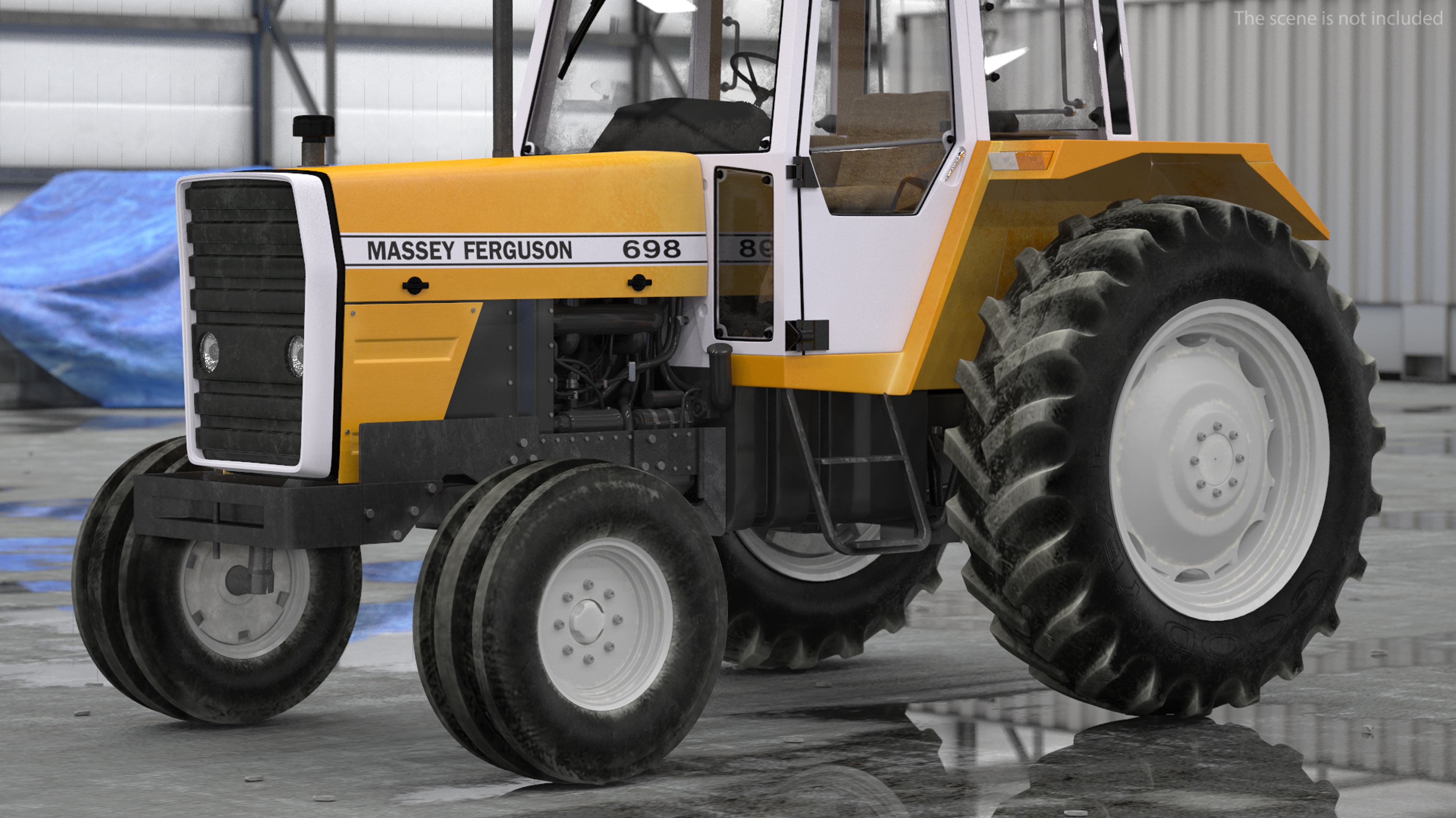 Massey Ferguson 698 Tractor 3D