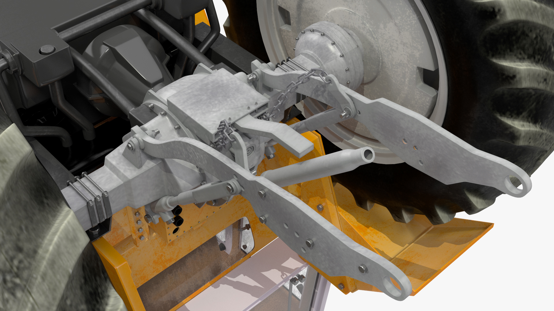Massey Ferguson 698 Tractor 3D