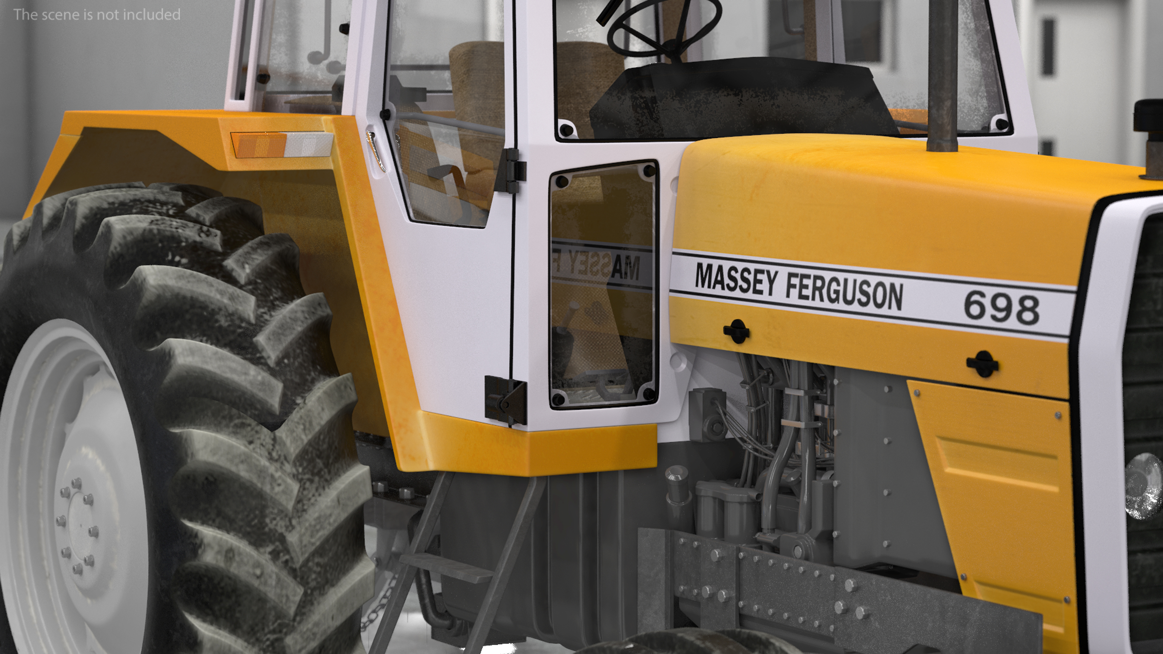 Massey Ferguson 698 Tractor 3D