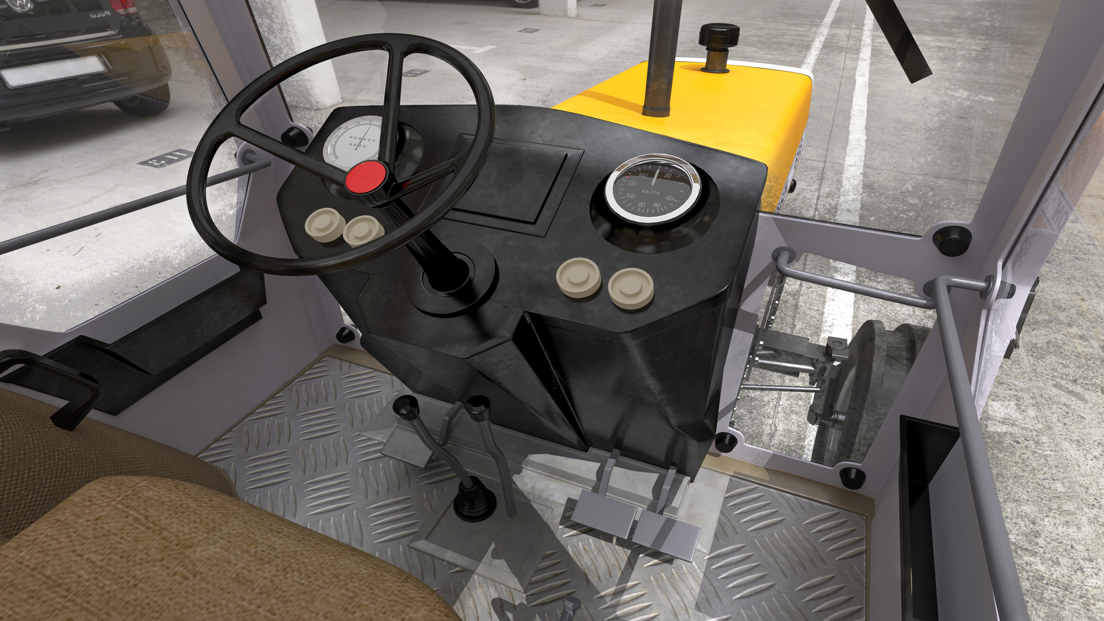 Massey Ferguson 698 Tractor 3D