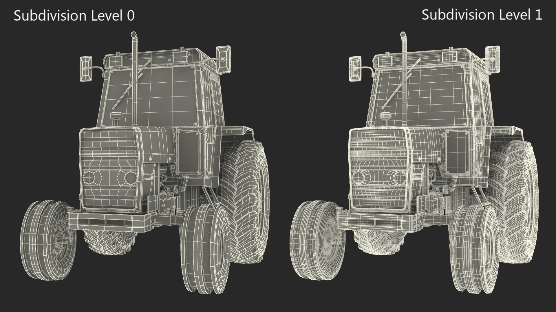 Massey Ferguson 698 Tractor 3D