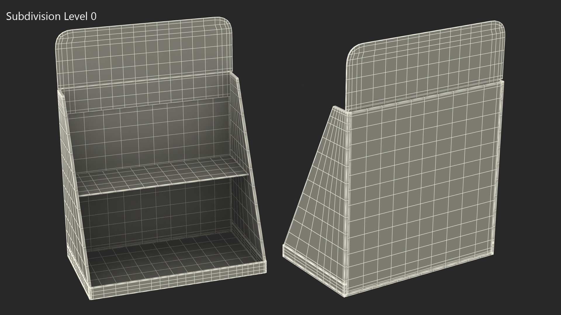 Retail Table Display Stand Pampers 3D model