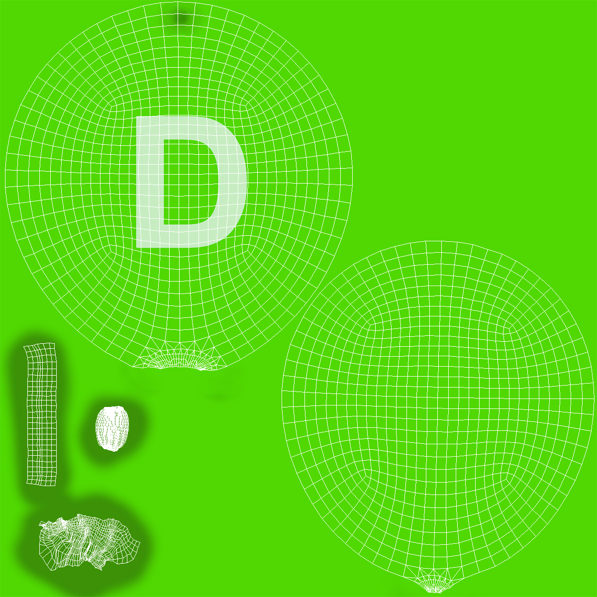 3D model Alphabet on Balloons