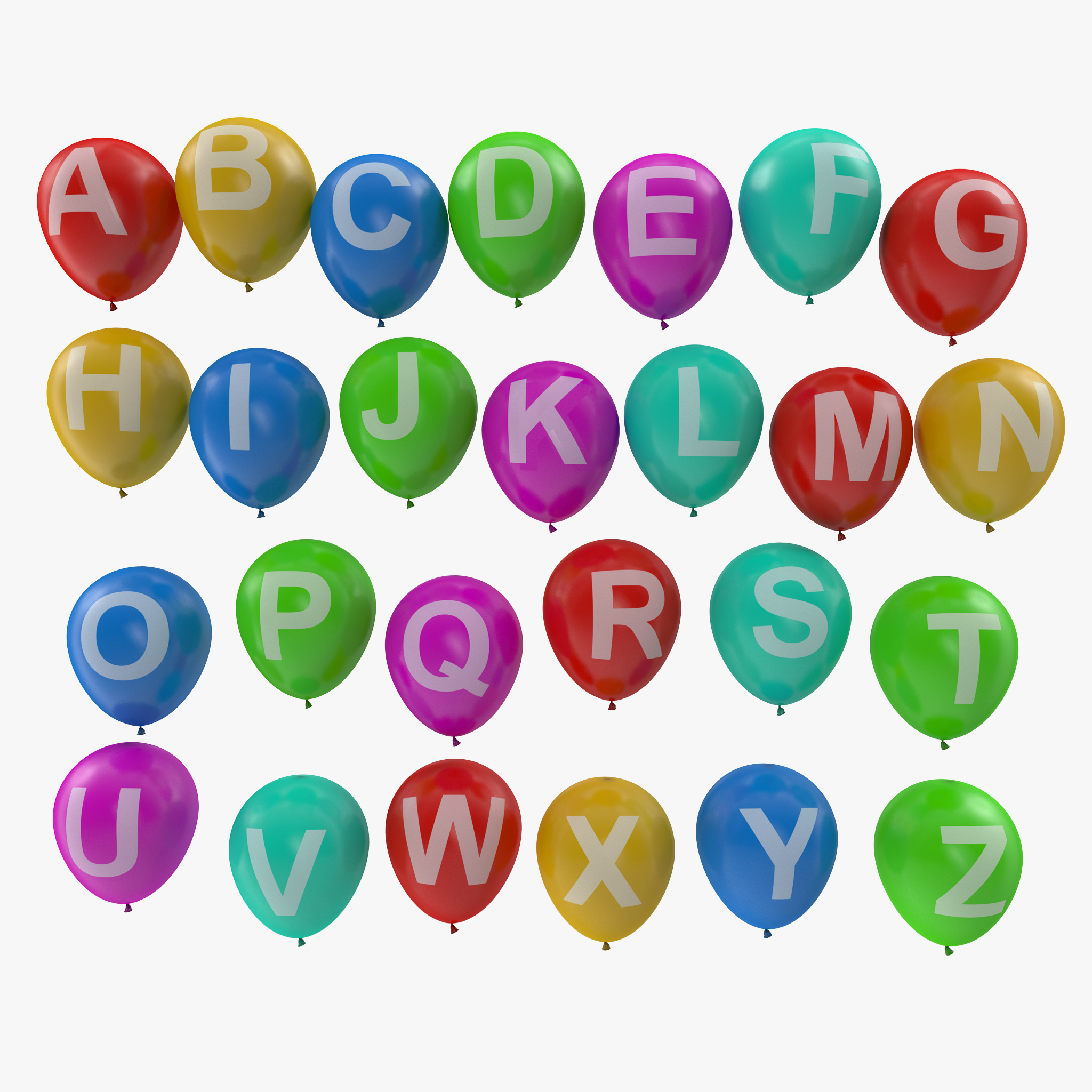 Alphabet Balloons, view 3