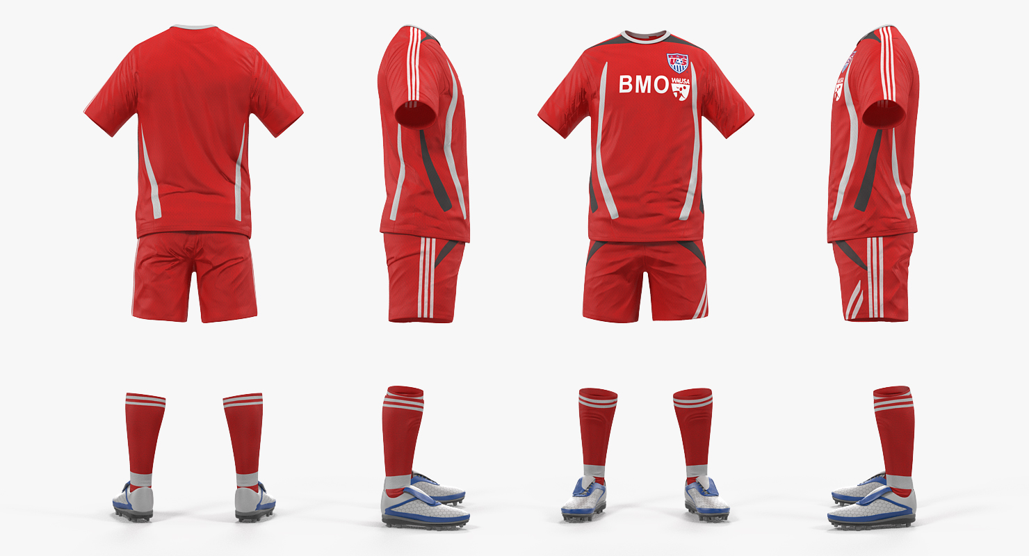 Soccer Uniform 3D model