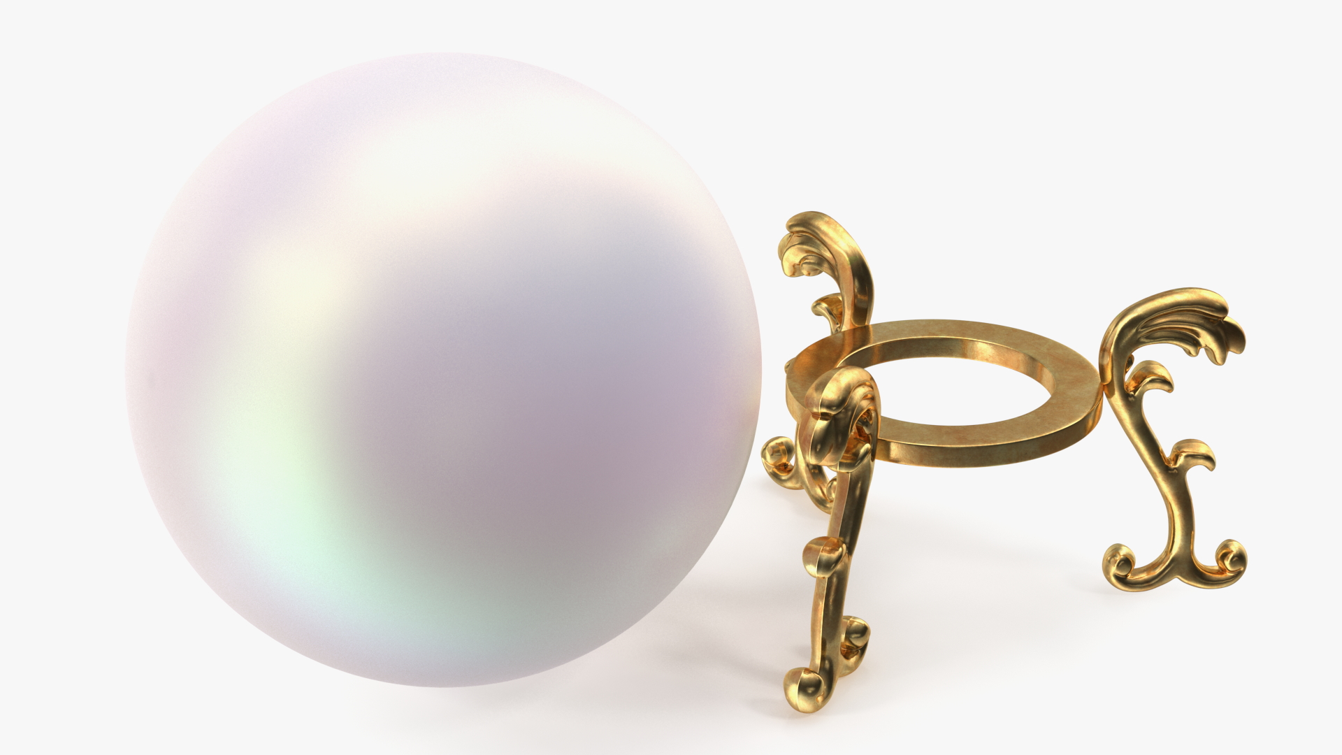 3D Pearl Sphere Souvenir