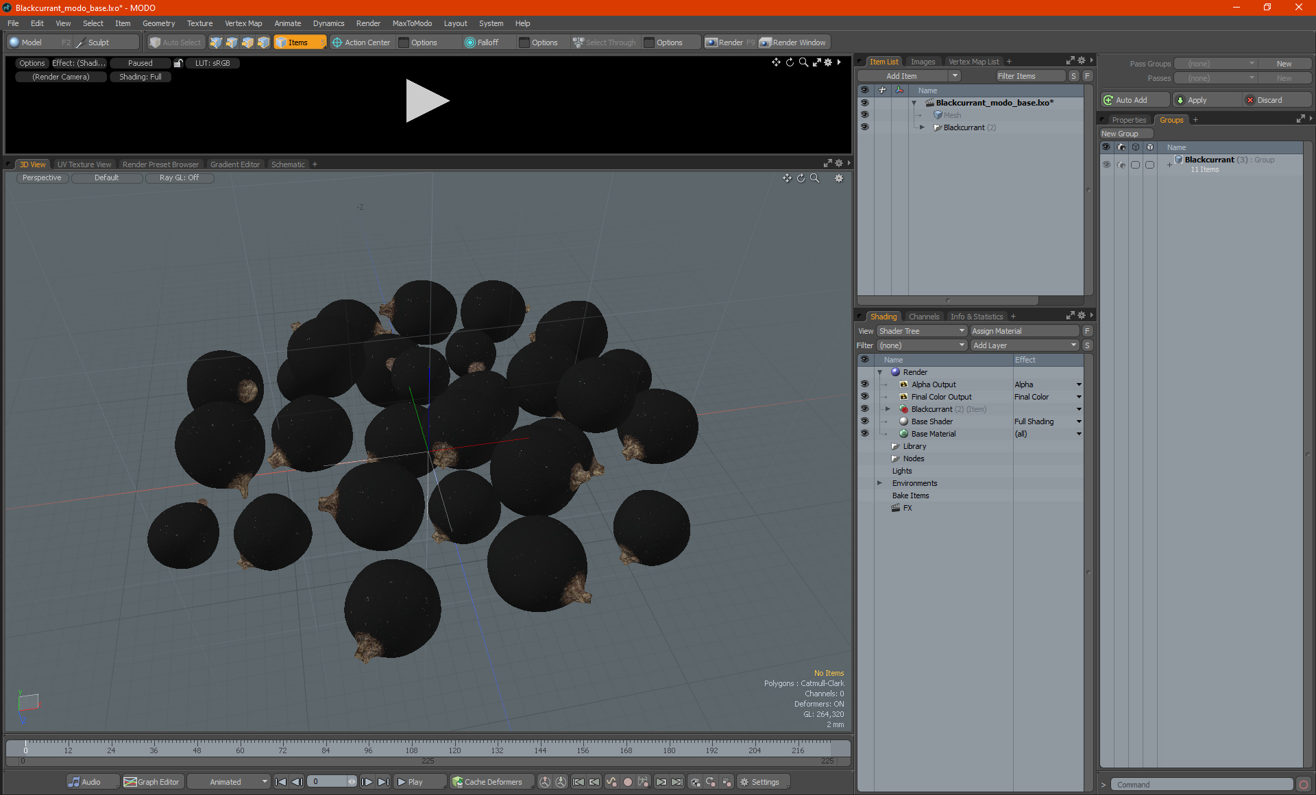 Blackcurrant 3D