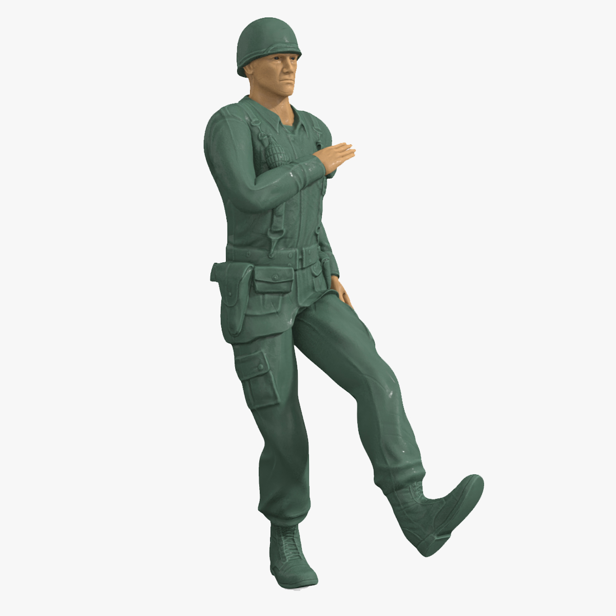 Toy Soldier Rigged for Maya 3D