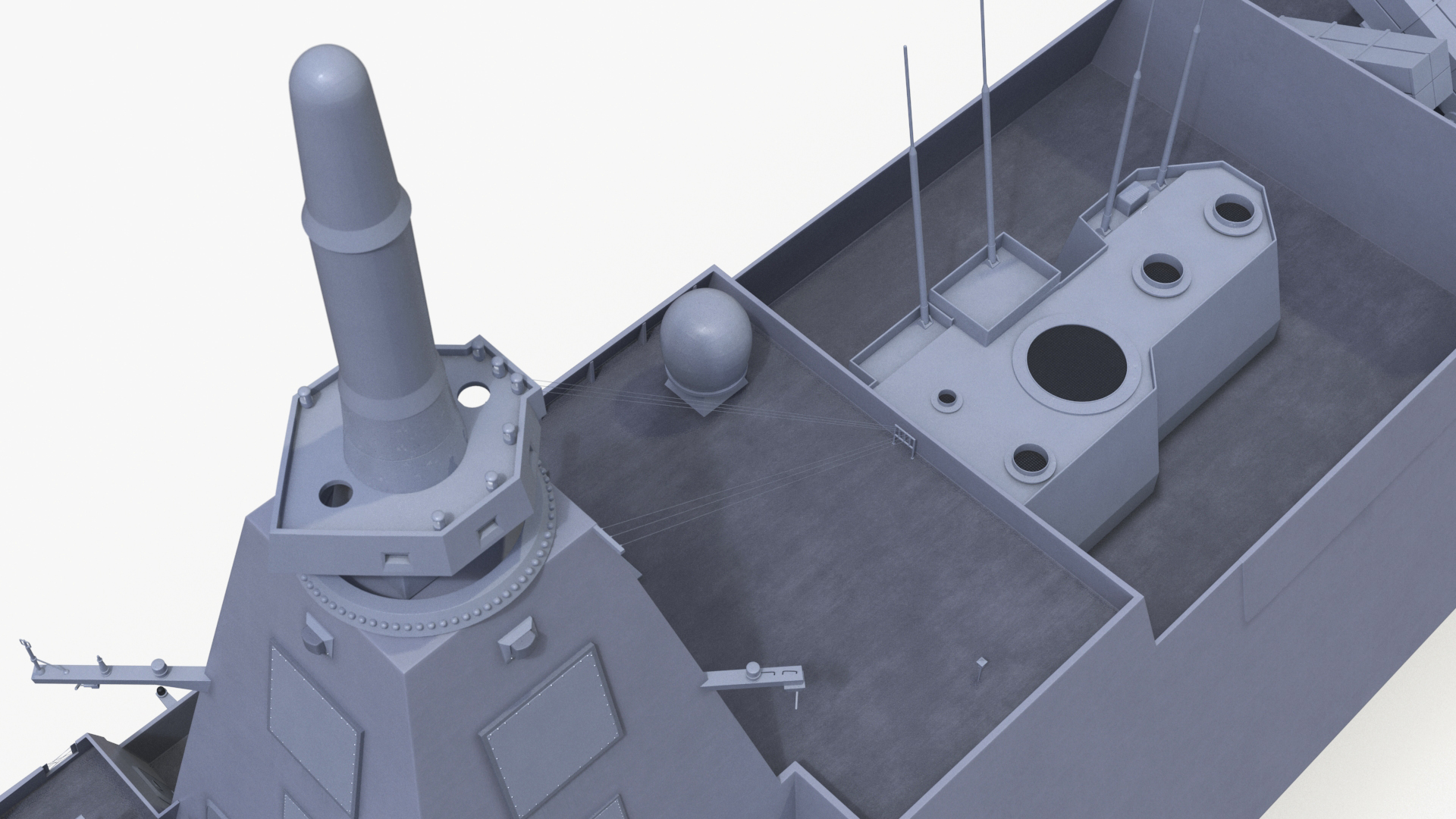 3D Japanese Mogami Class Frigate FFM-2 with Helicopter