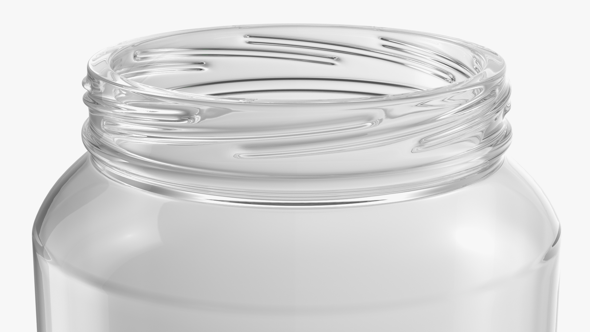 3D model Empty Fruit Baby Food Jar 113g