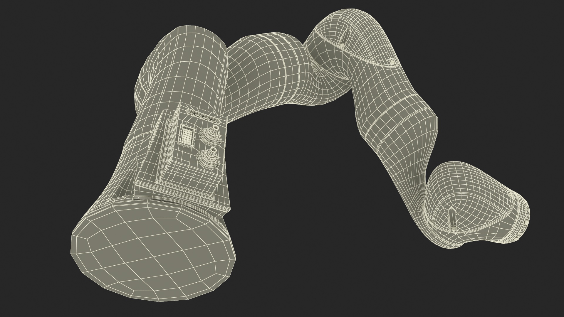 3D Industrial Robotic Hand model