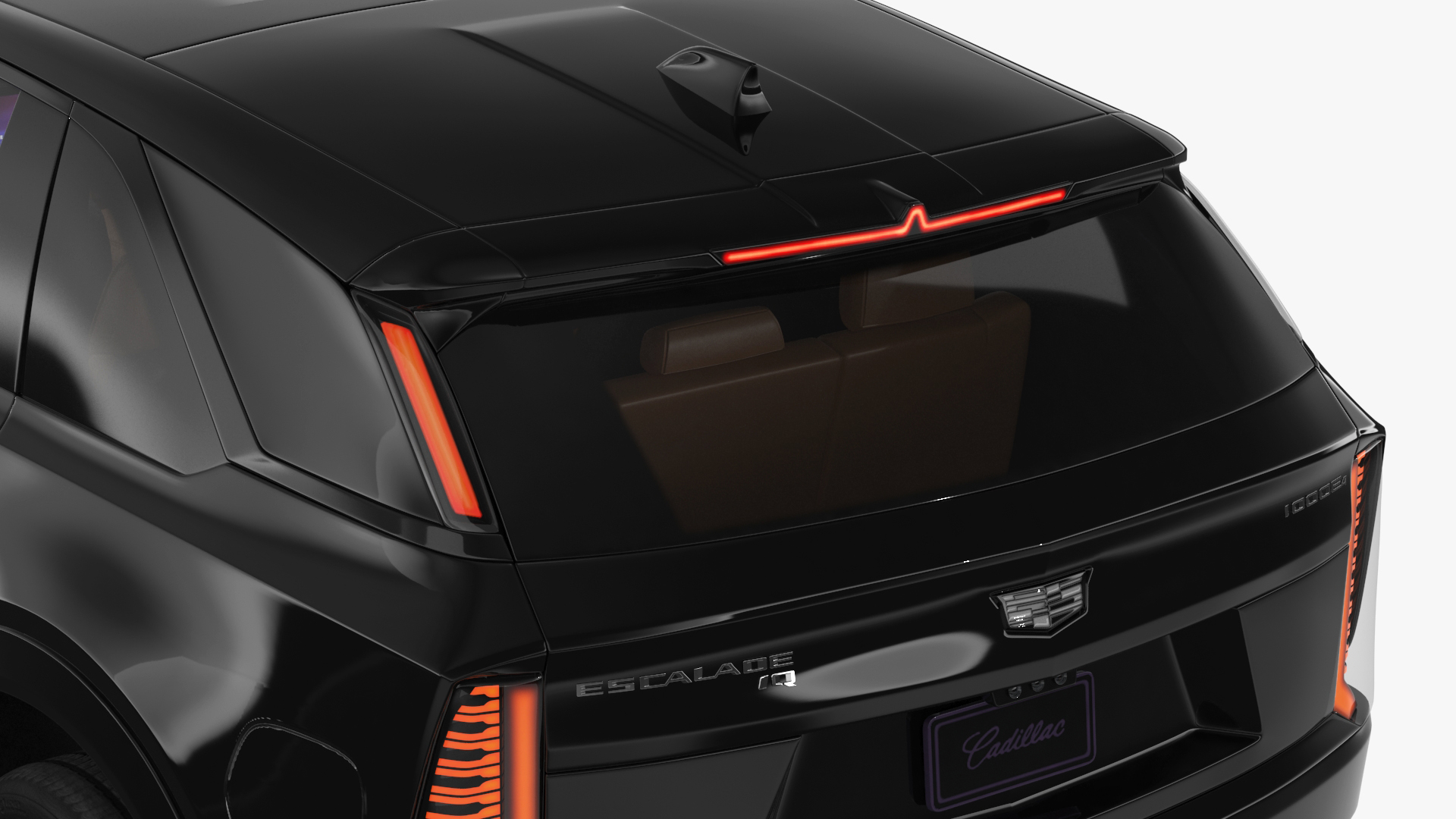 3D Cadillac Escalade IQ 2025 Black Raven Simple Interior model