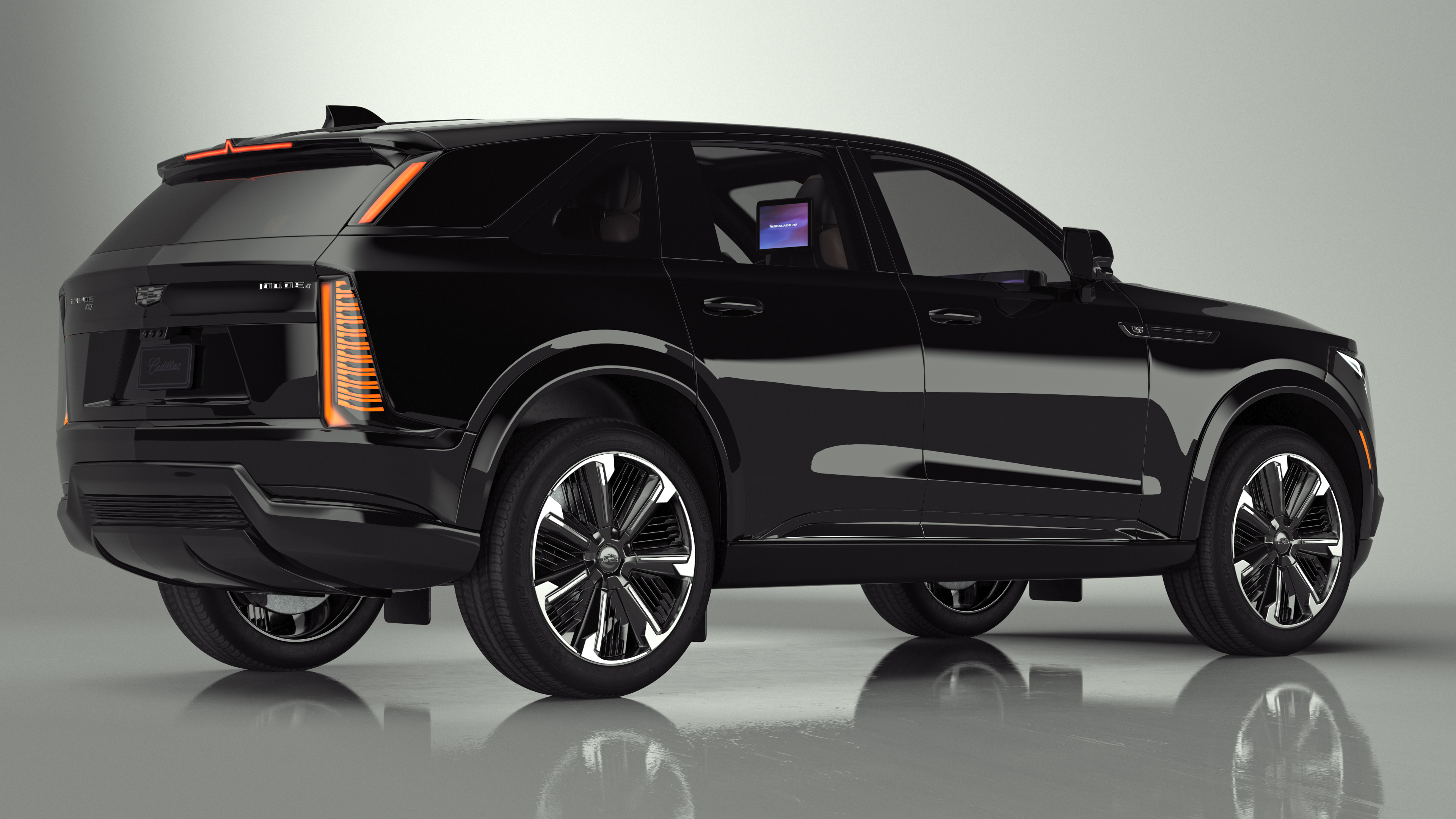 3D Cadillac Escalade IQ 2025 Black Raven Simple Interior model