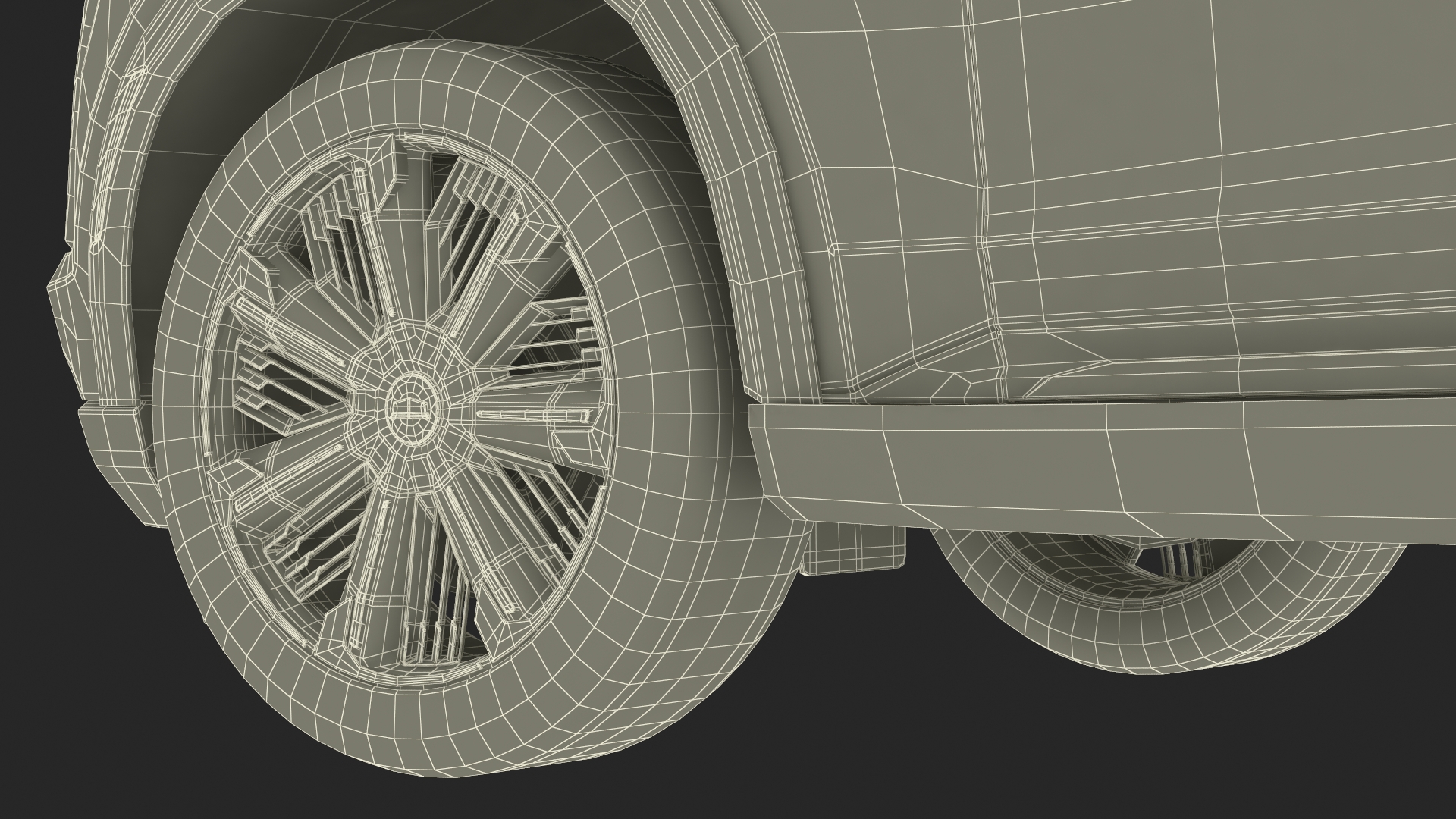3D Cadillac Escalade IQ 2025 Black Raven Simple Interior model