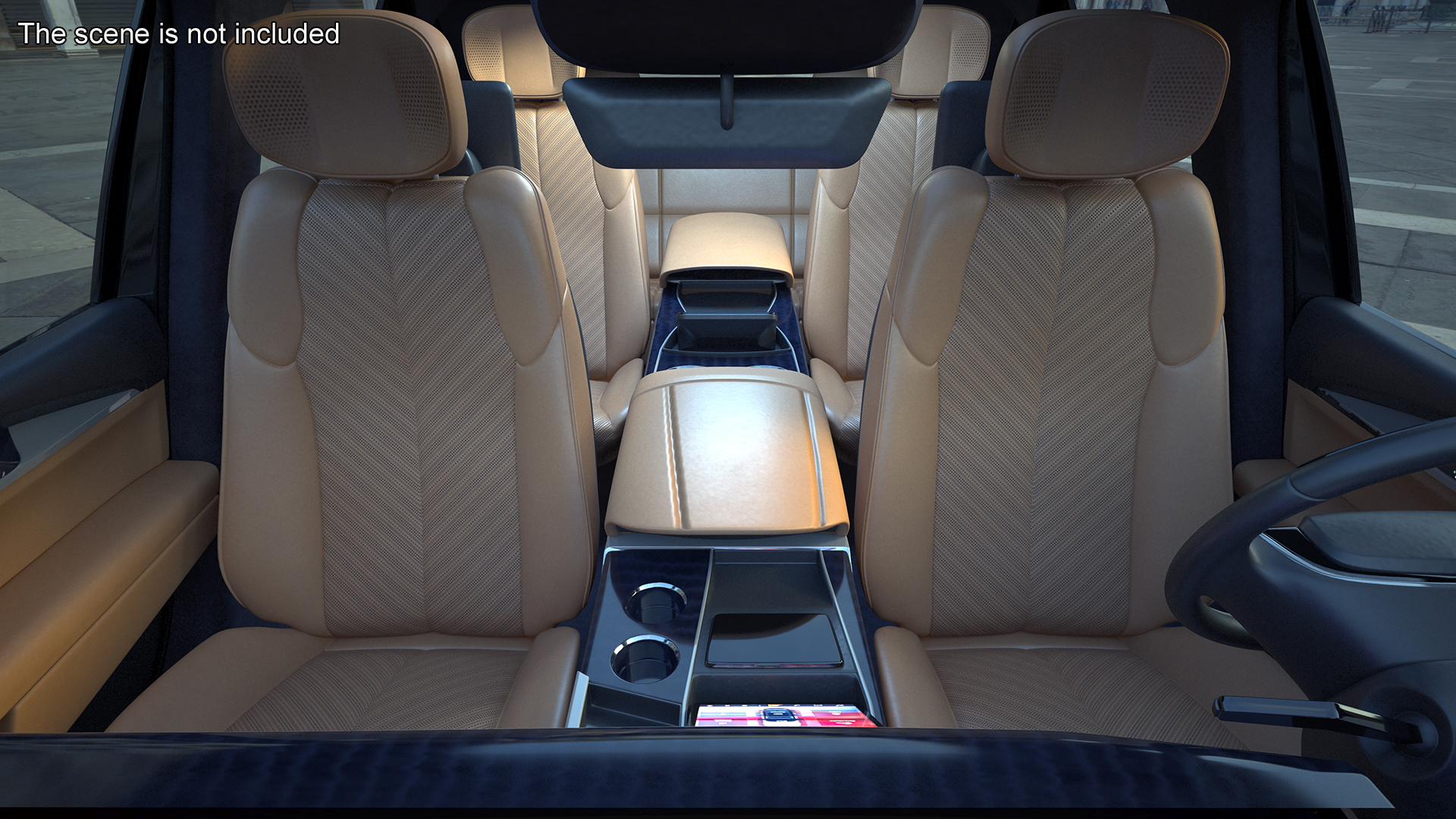 3D Cadillac Escalade IQ 2025 Black Raven Simple Interior model