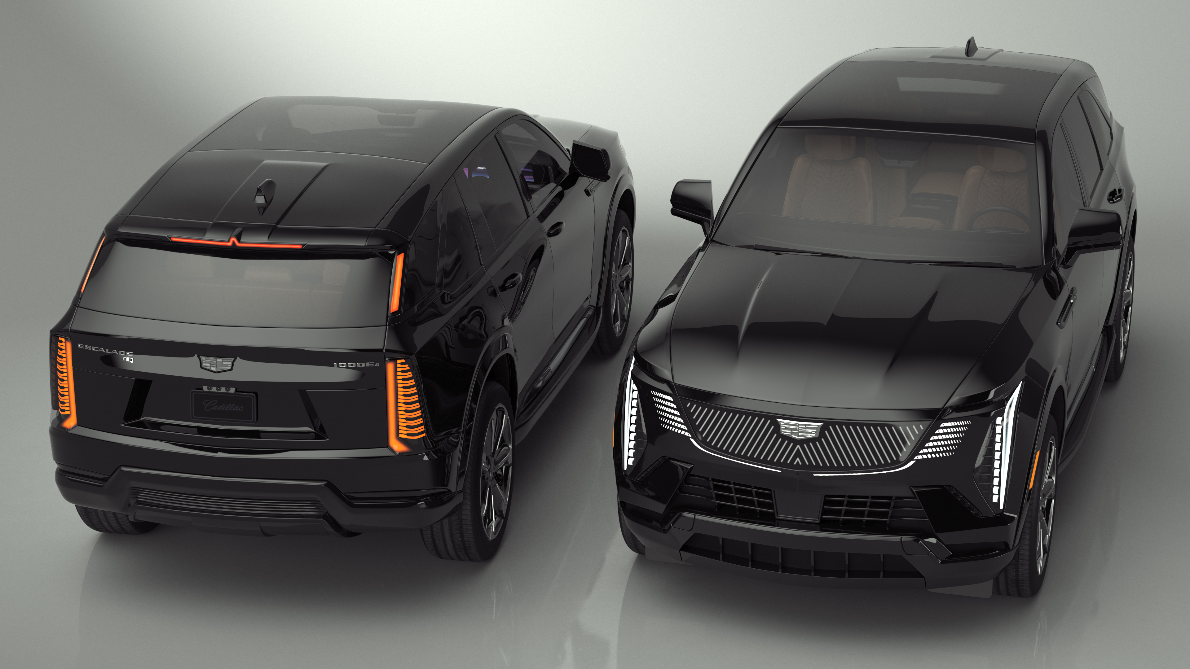3D Cadillac Escalade IQ 2025 Black Raven Simple Interior model