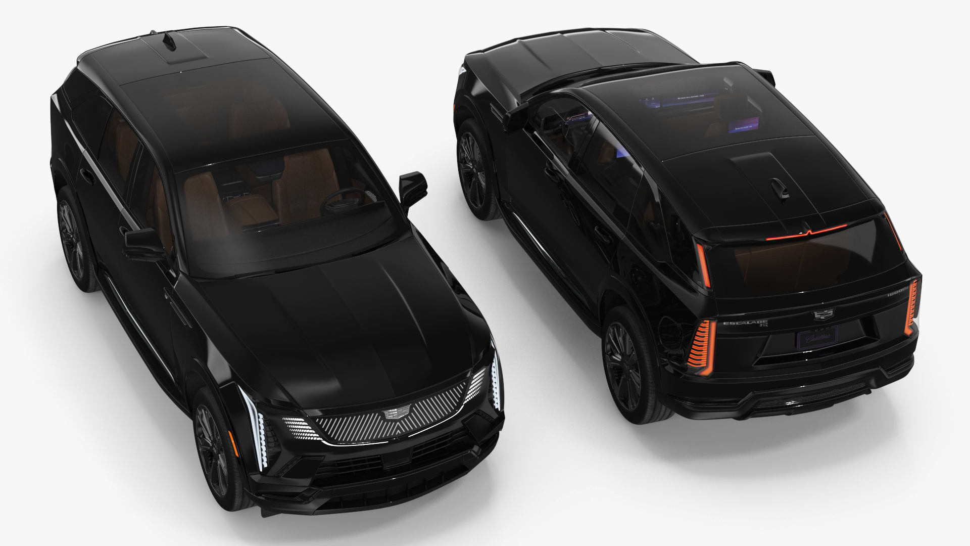 3D Cadillac Escalade IQ 2025 Black Raven Simple Interior model