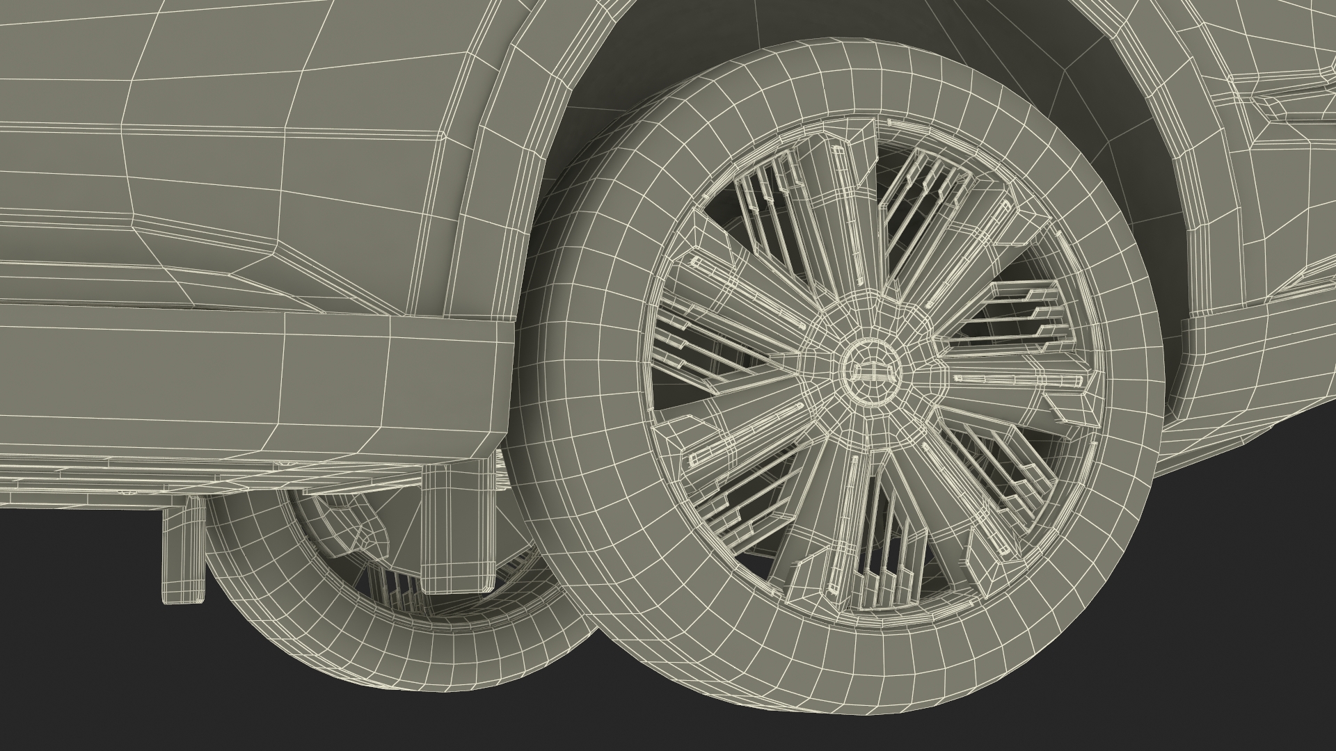 3D Cadillac Escalade IQ 2025 Black Raven Simple Interior model