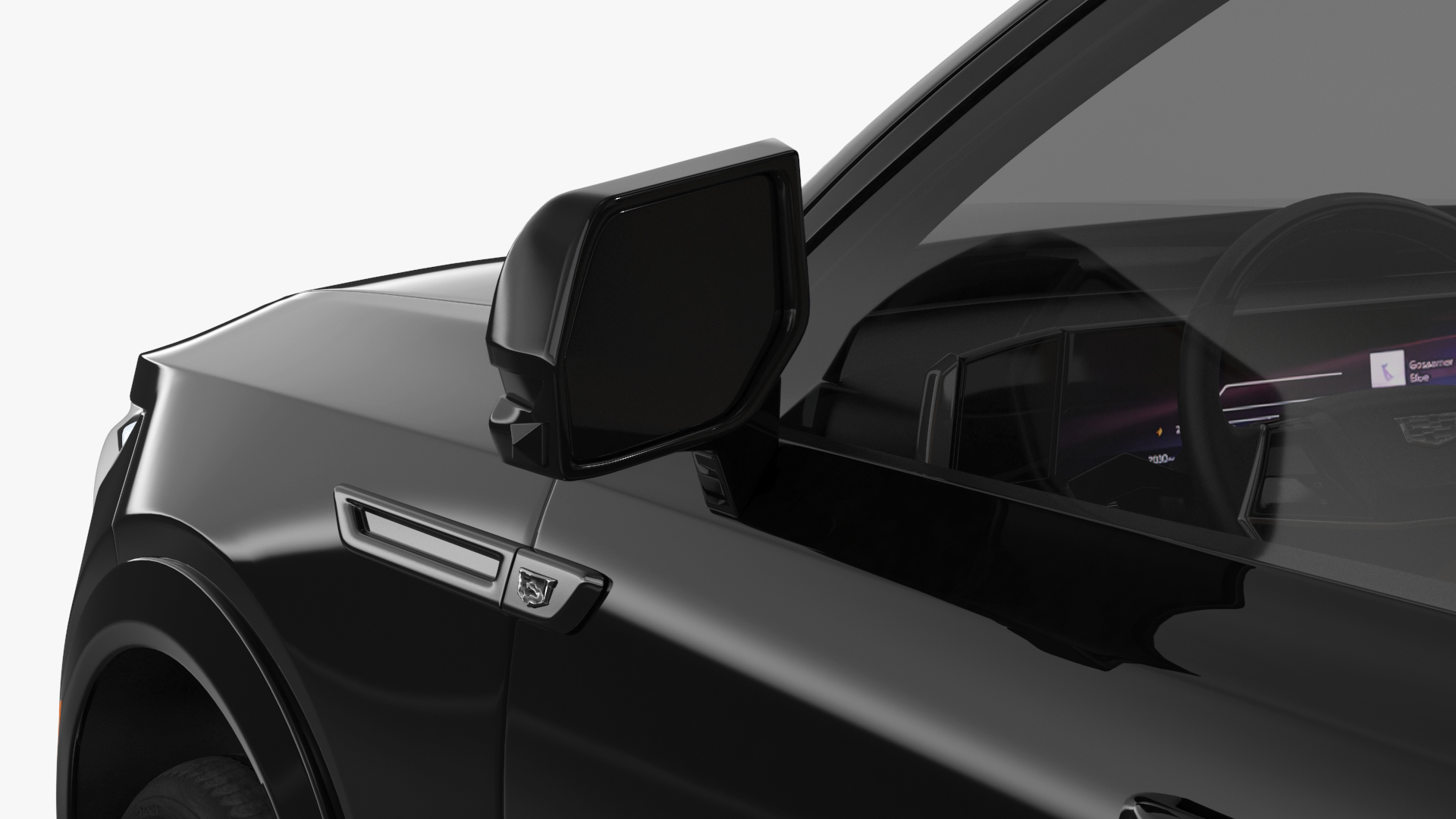 3D Cadillac Escalade IQ 2025 Black Raven Simple Interior model
