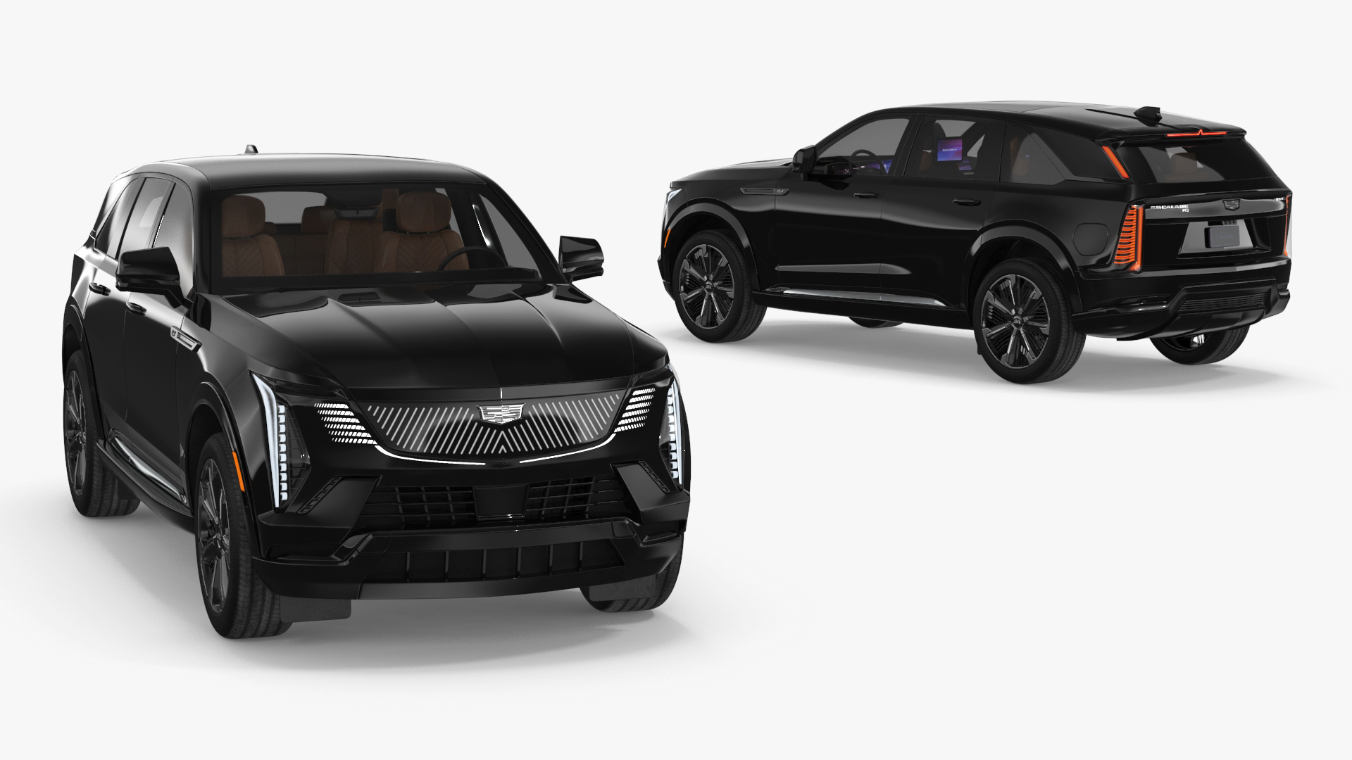 3D Cadillac Escalade IQ 2025 Black Raven Simple Interior model