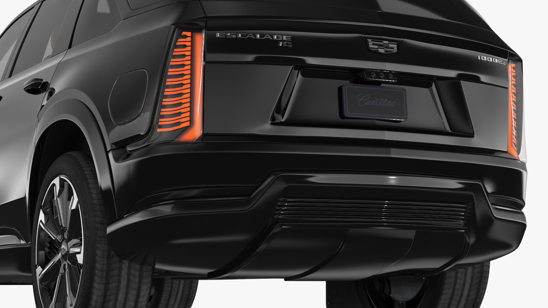 3D Cadillac Escalade IQ 2025 Black Raven Simple Interior model