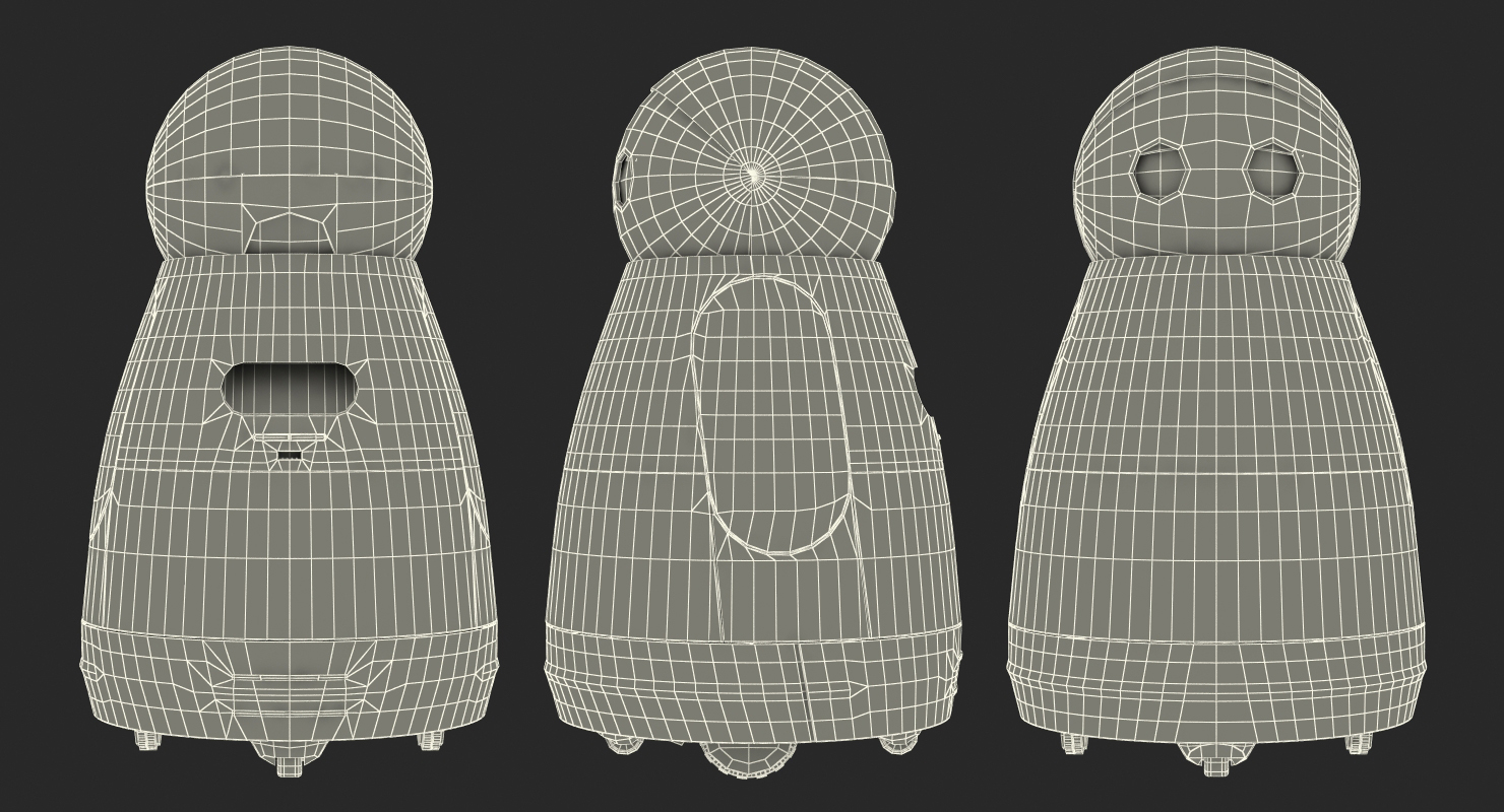 Kuri Home Robot Rigged 3D