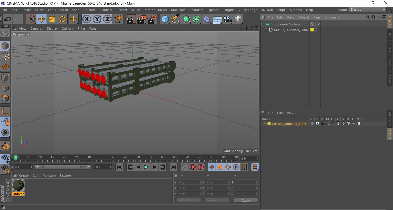 3D Missile Launcher 50R6