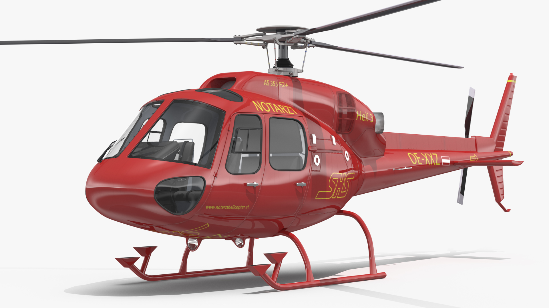 3D model Multi Mission Helicopter AS355