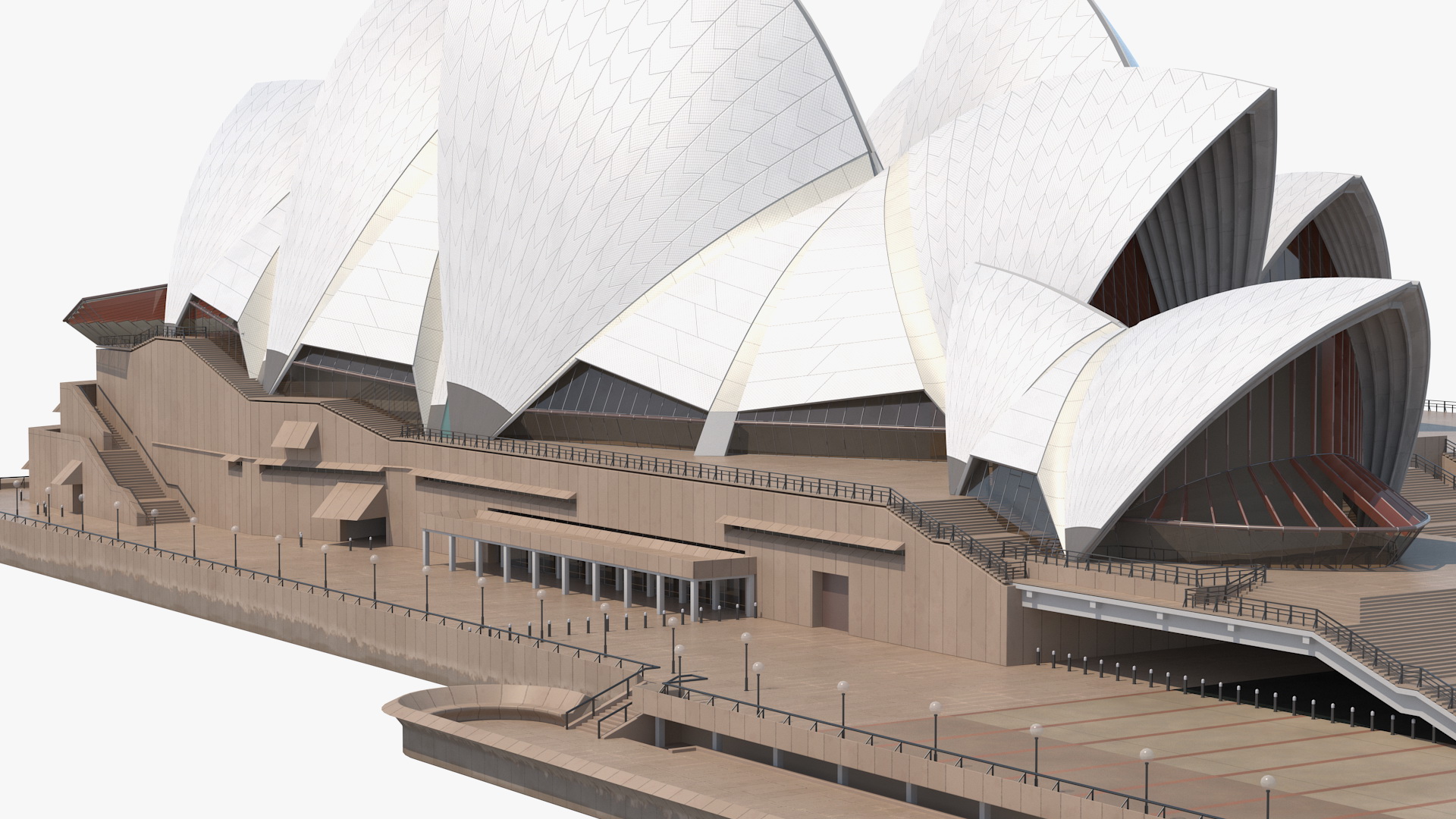 3D Sydney Opera House Performing Arts Centre